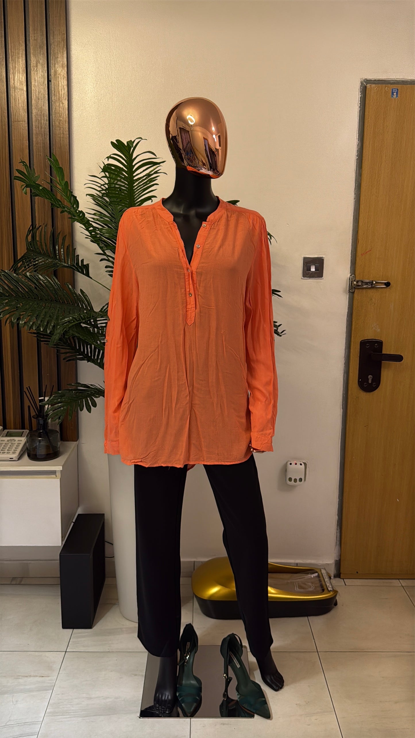 Orange Blouse