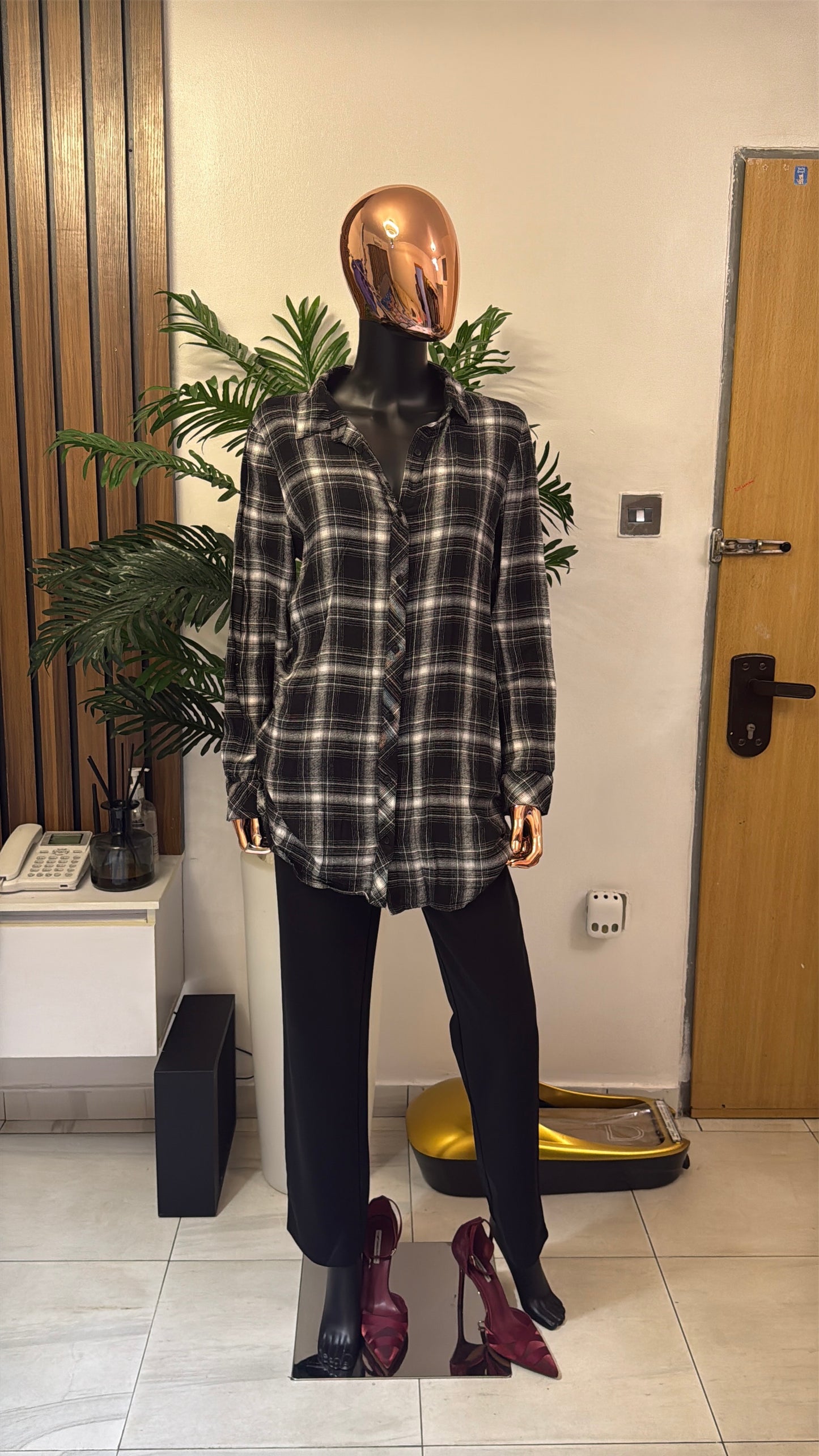 Black Shirt Blouse