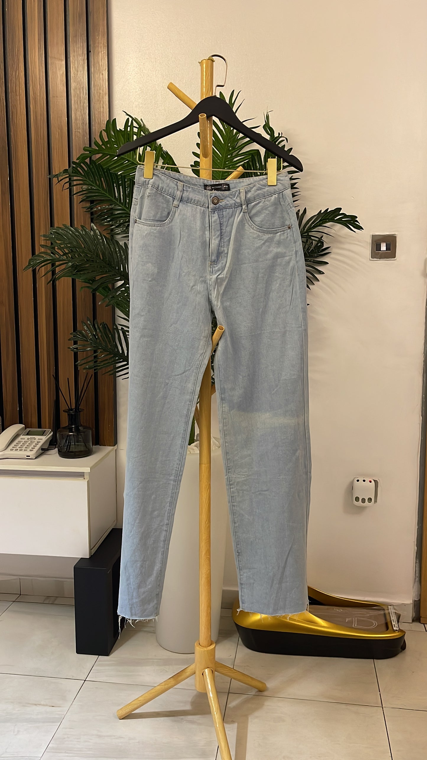 Blue Boyfriend Jeans