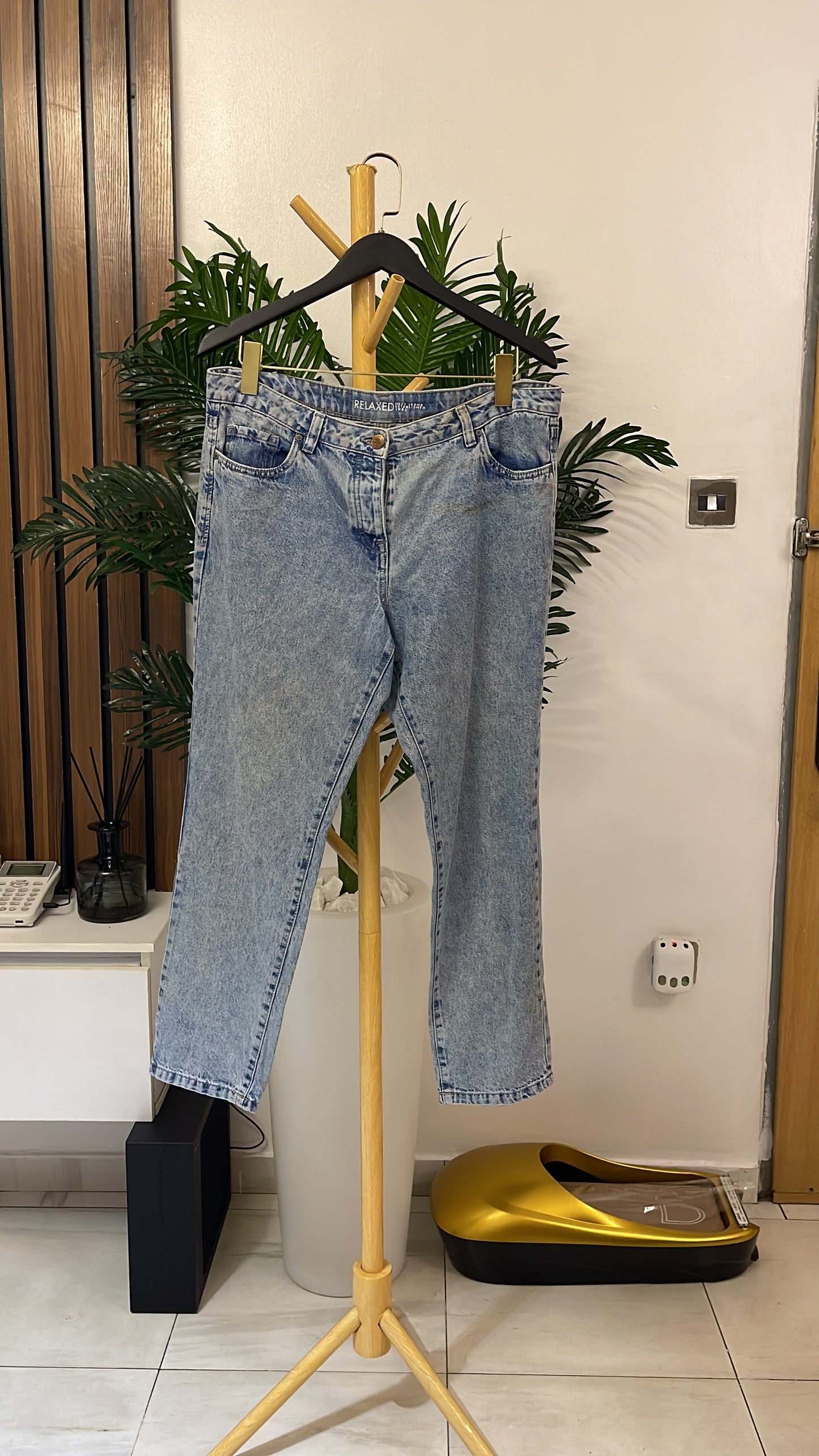 Blue Straight Jeans
