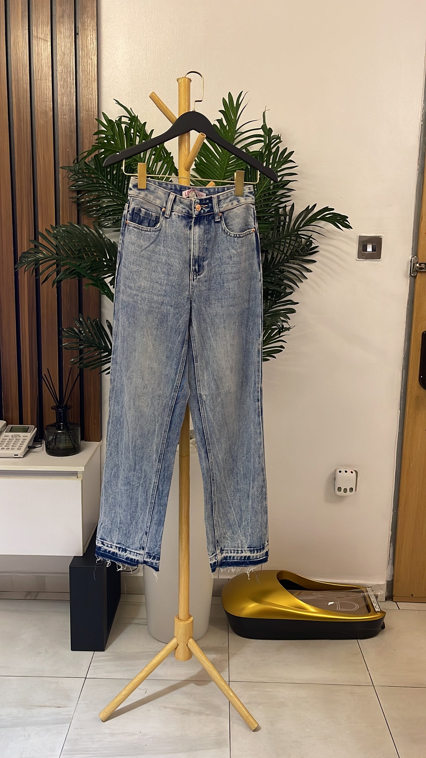 Blue Boyfriend Jeans