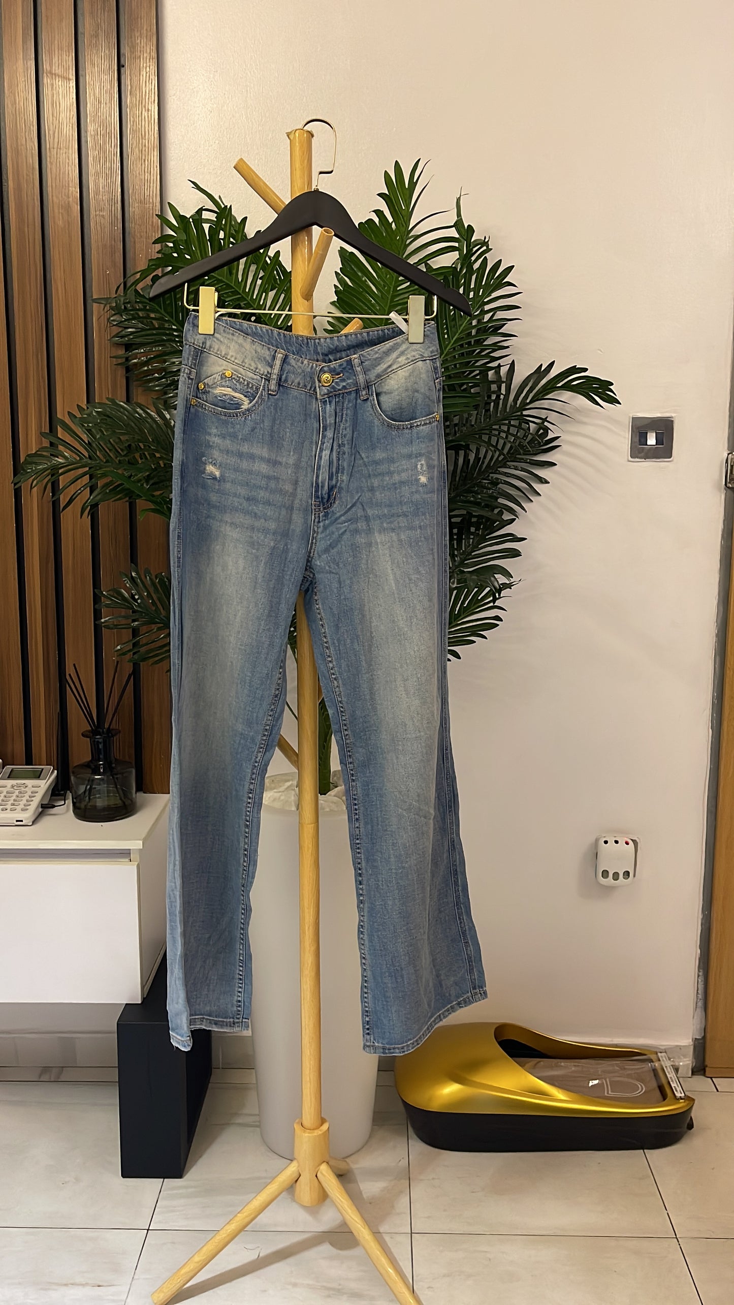 Blue Boyfriend Jeans