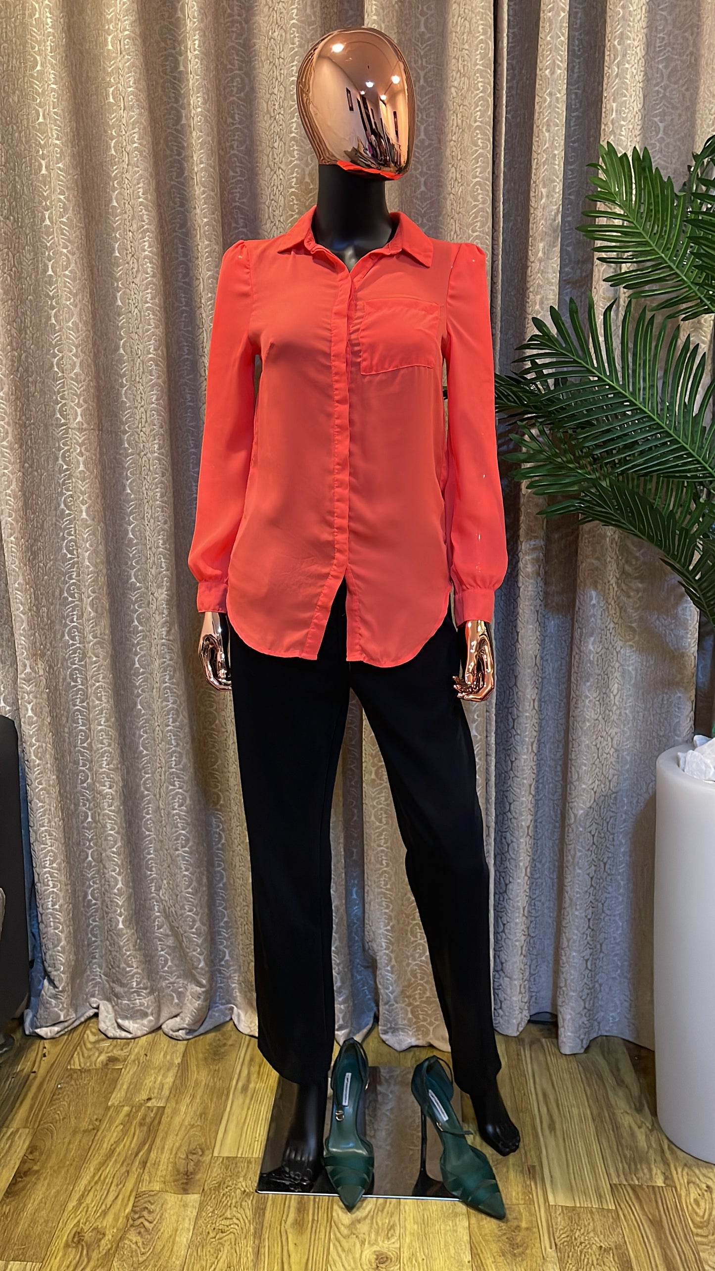 Orange Blouse