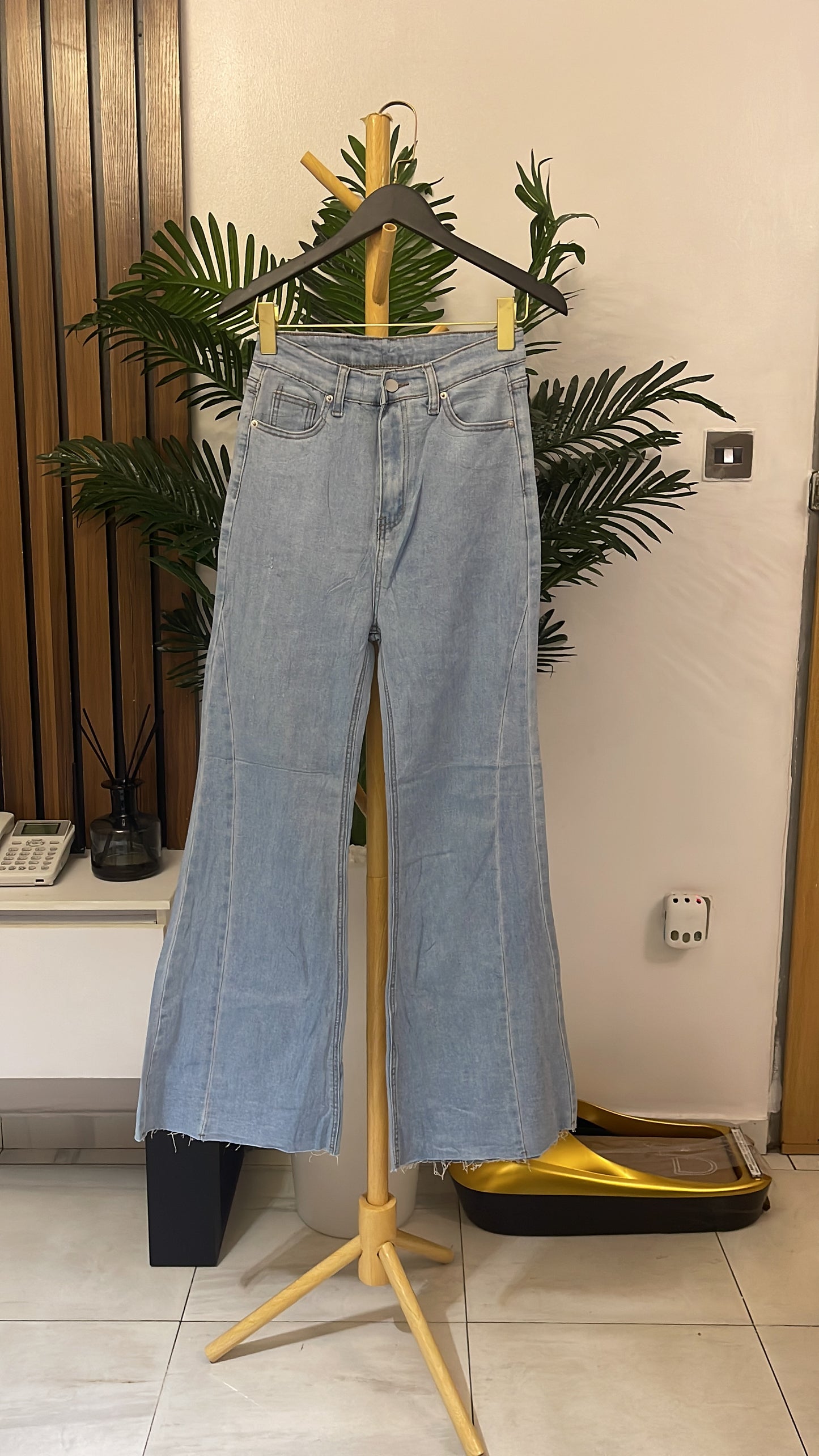 Blue Flare Jeans