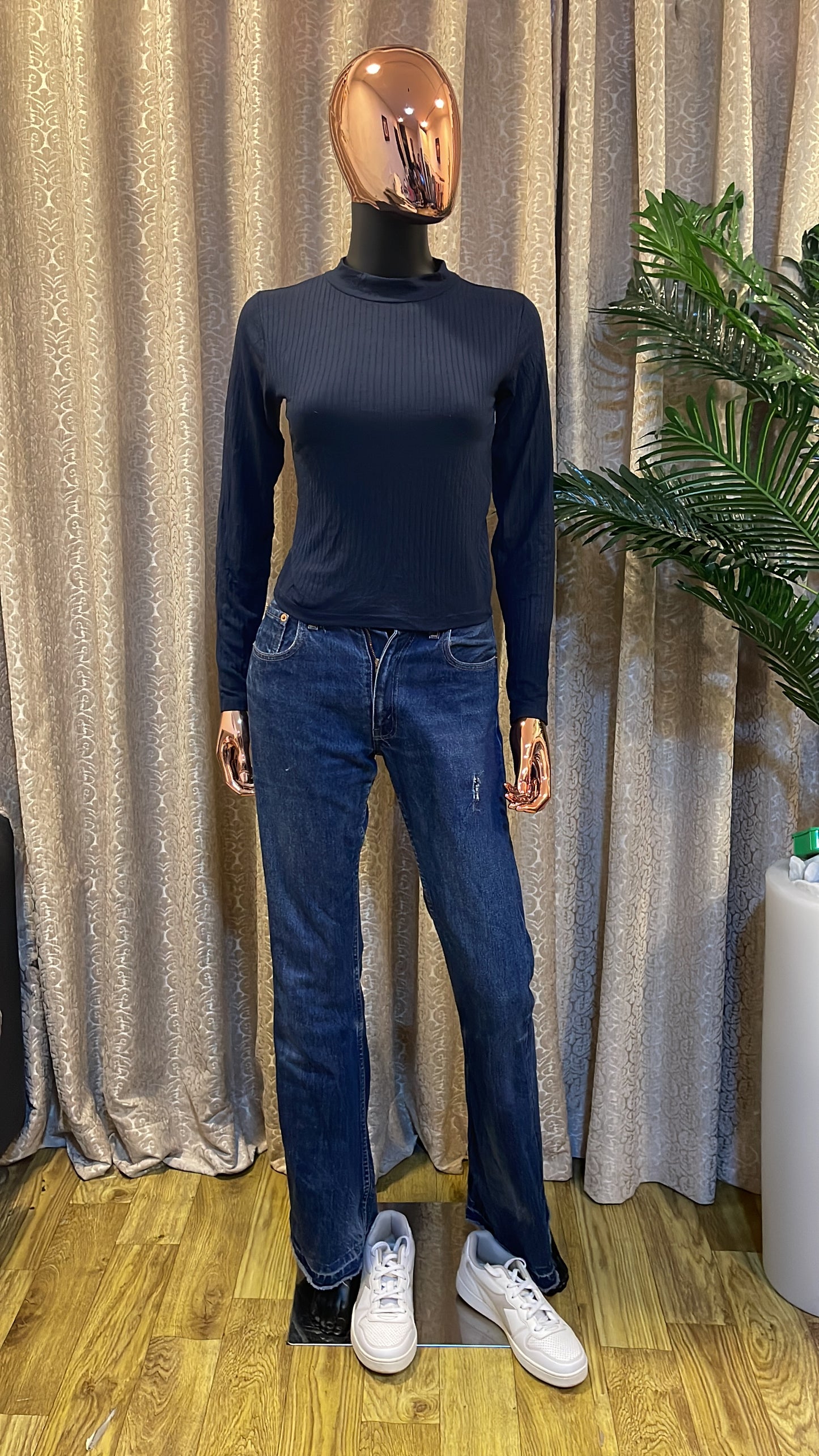 Dark Blue Top