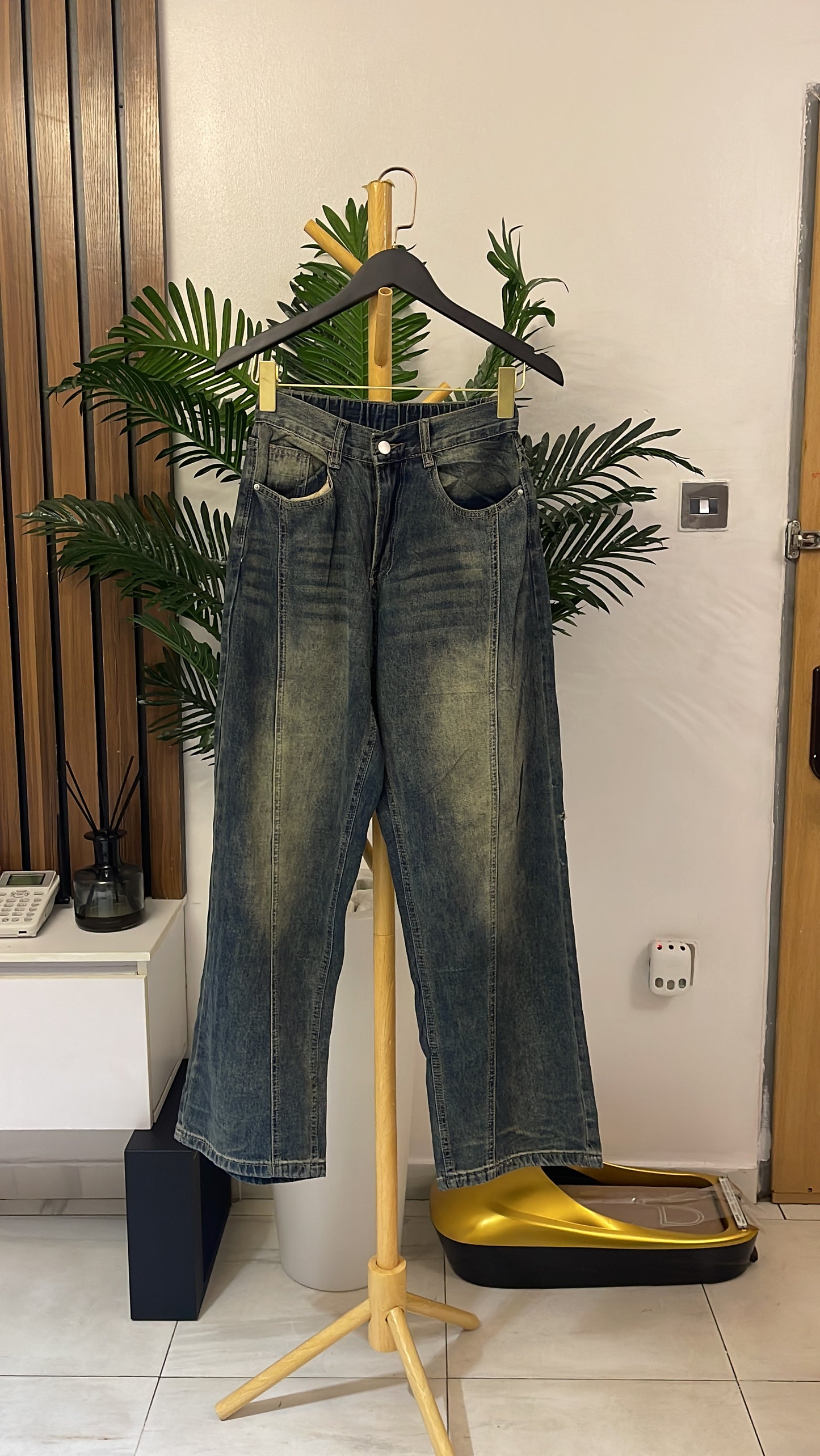Blue Palazzo Jeans