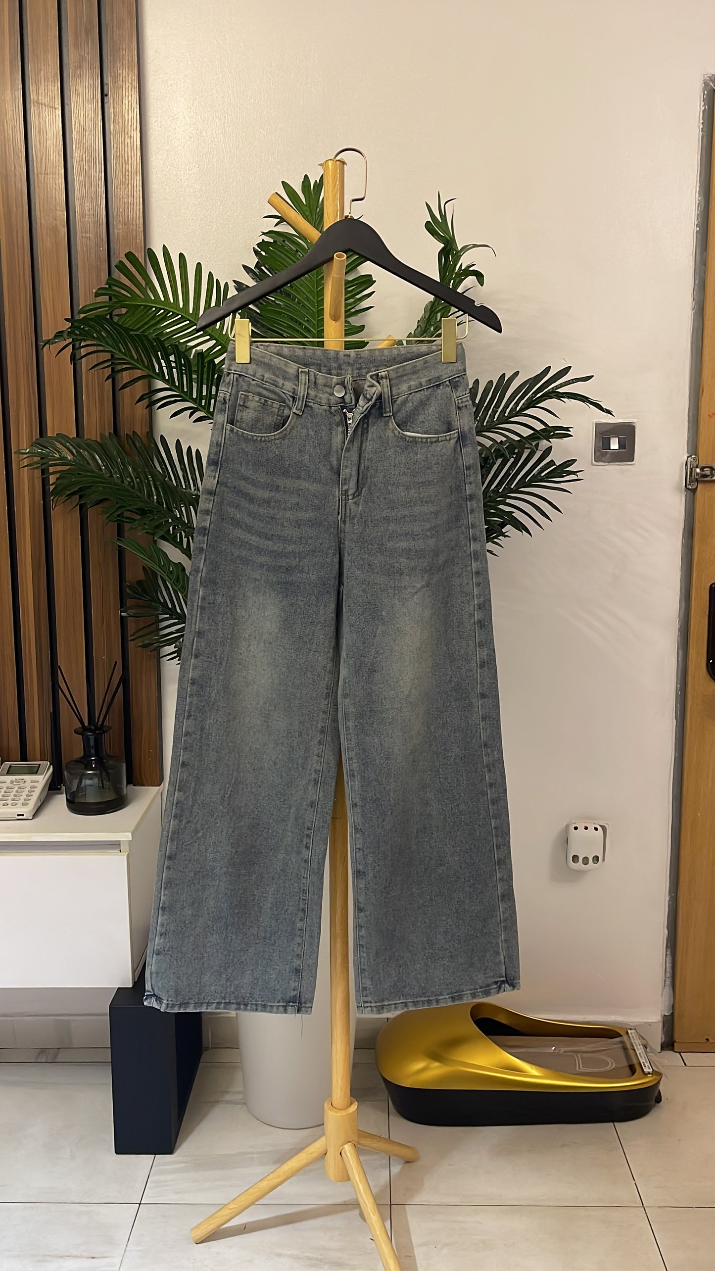 Blue Palazzo Jeans