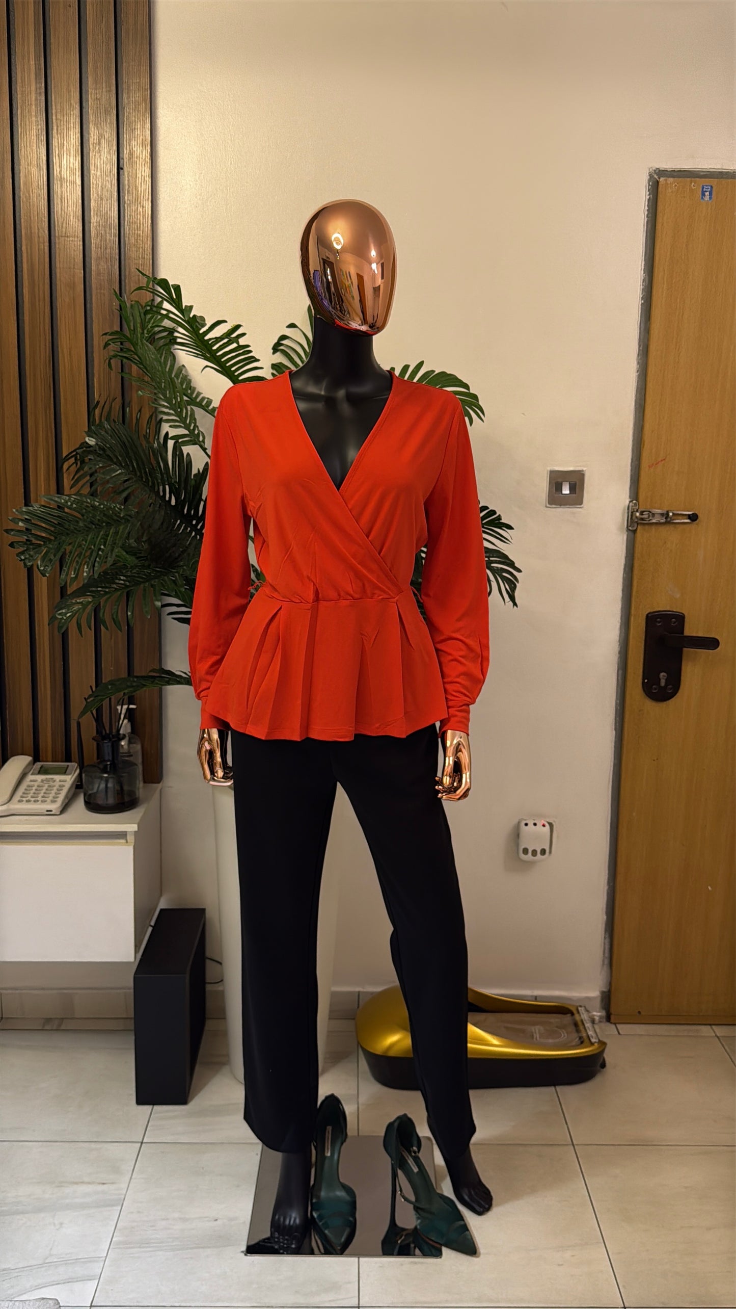Orange Blouse