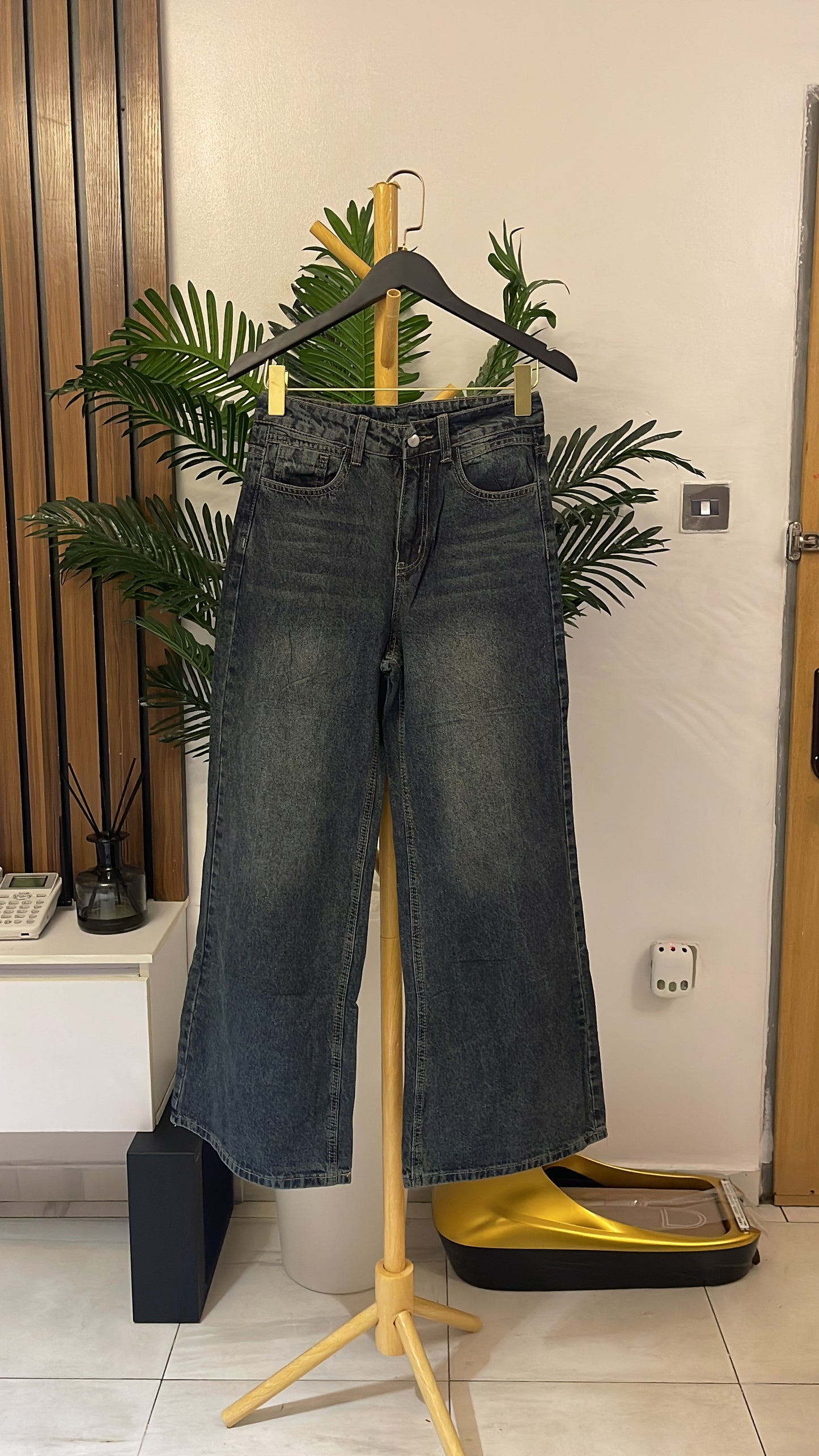 Blue Palazzo Jeans