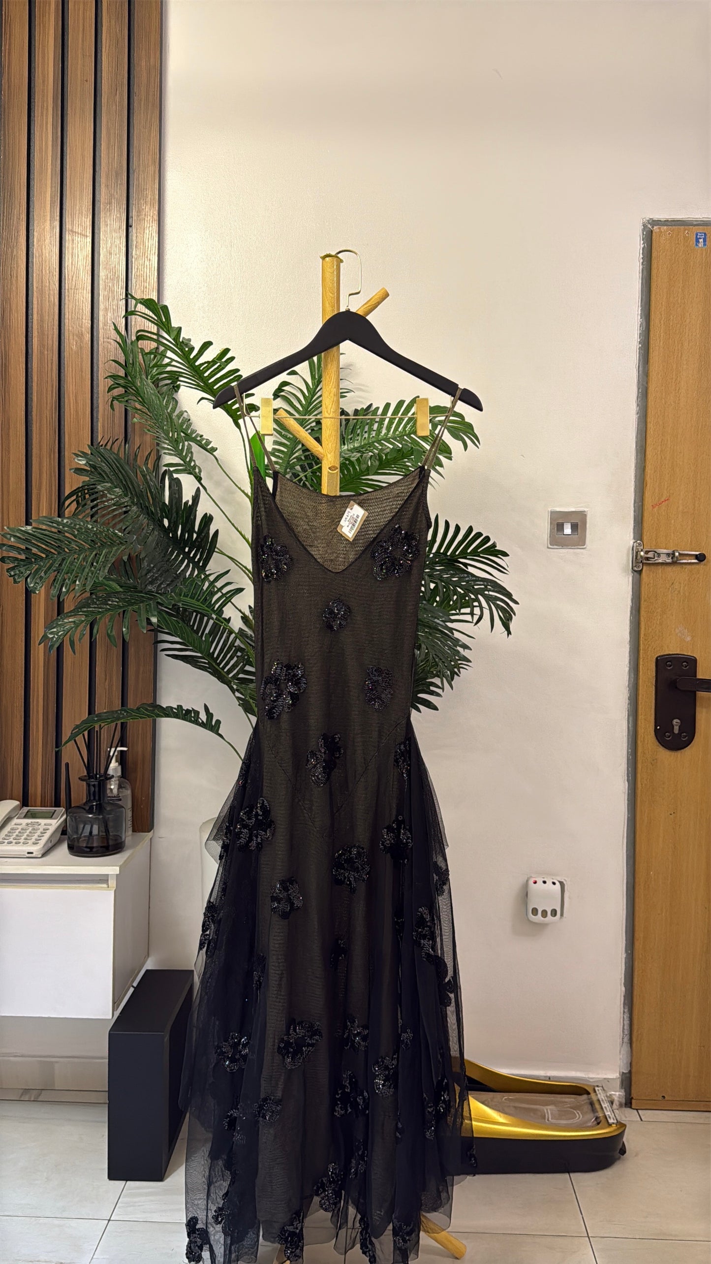 Black and Brown Gown