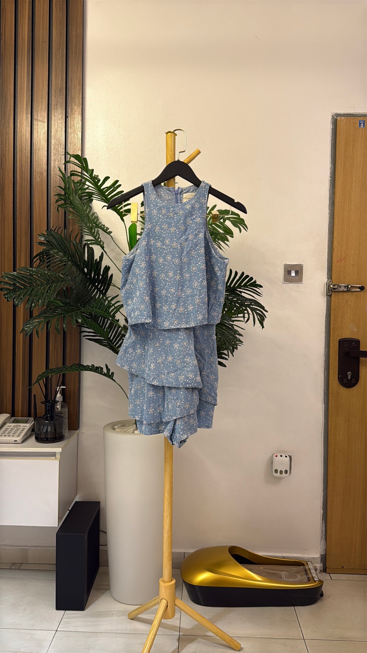Blue Denim Playsuit
