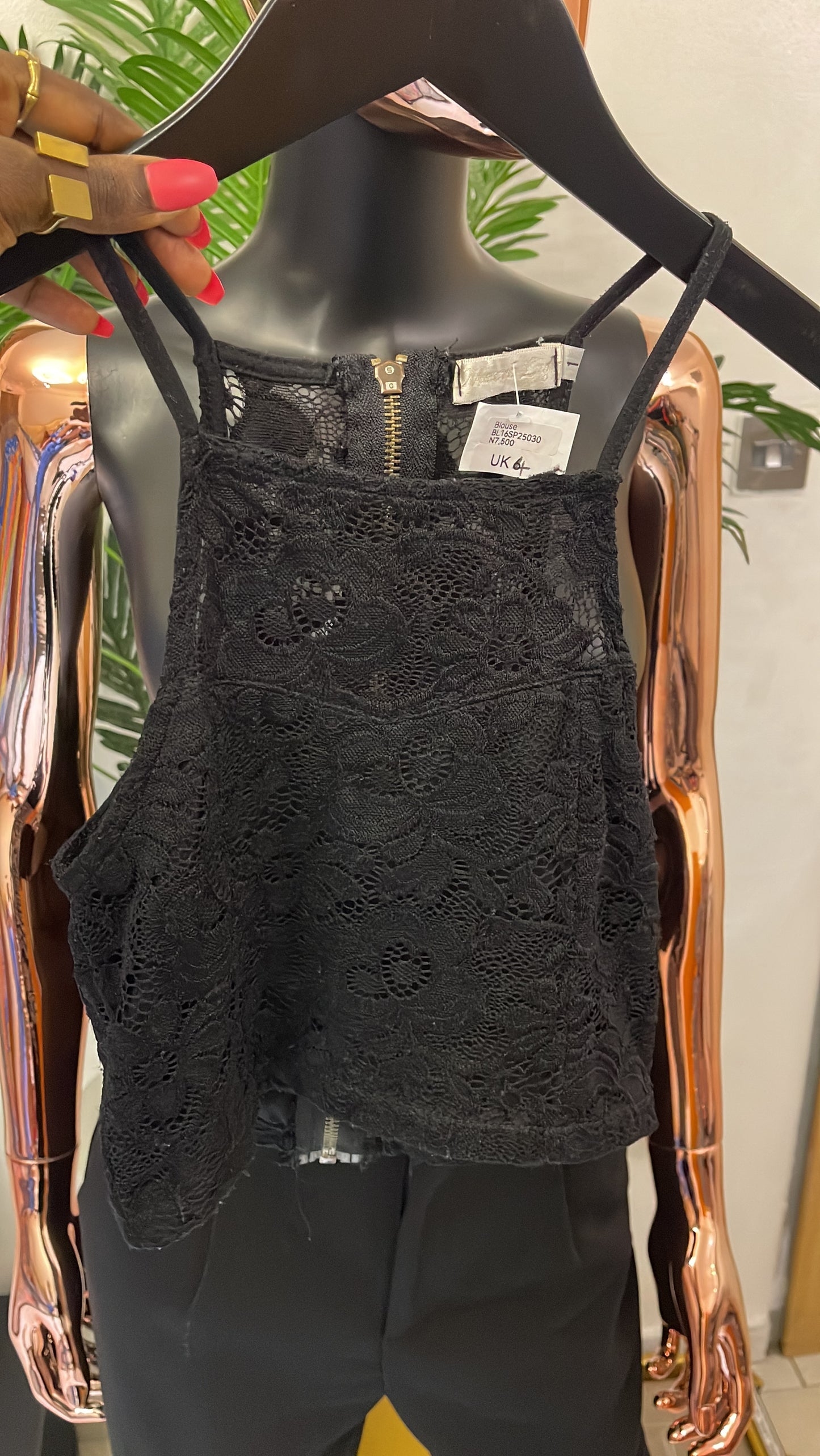 Black Crop Top
