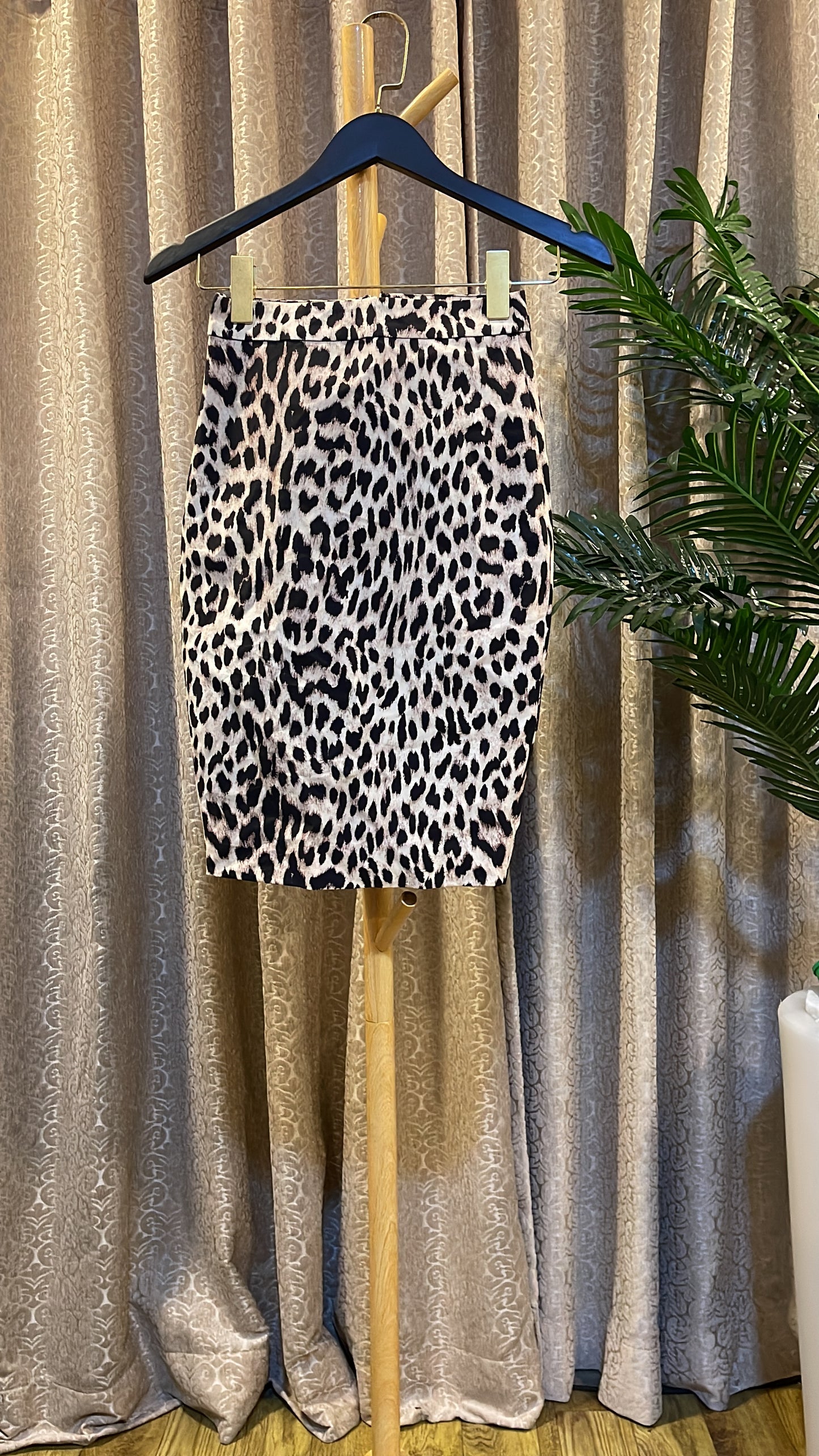 Animal Print Pencil Skirt