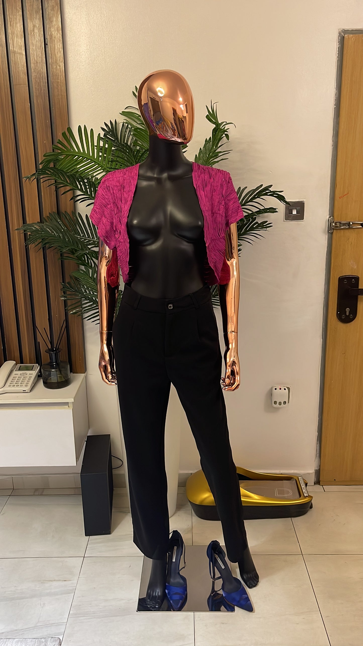Pink Crop Jacket