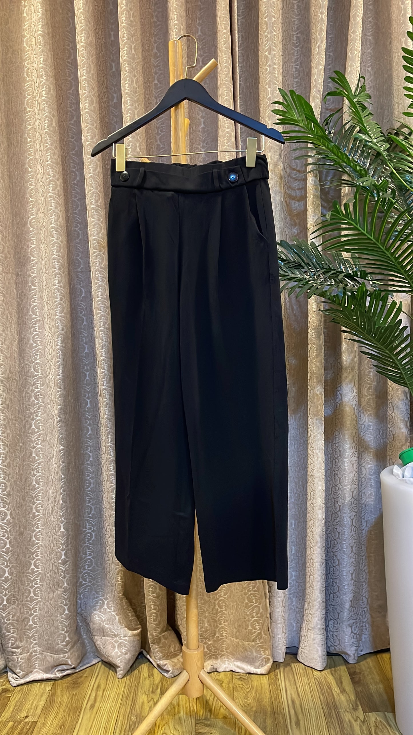 Black Palazzo Trouser