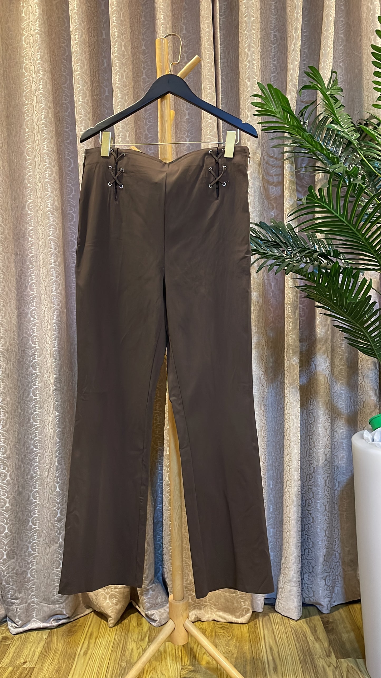 Brown Plain Trouser