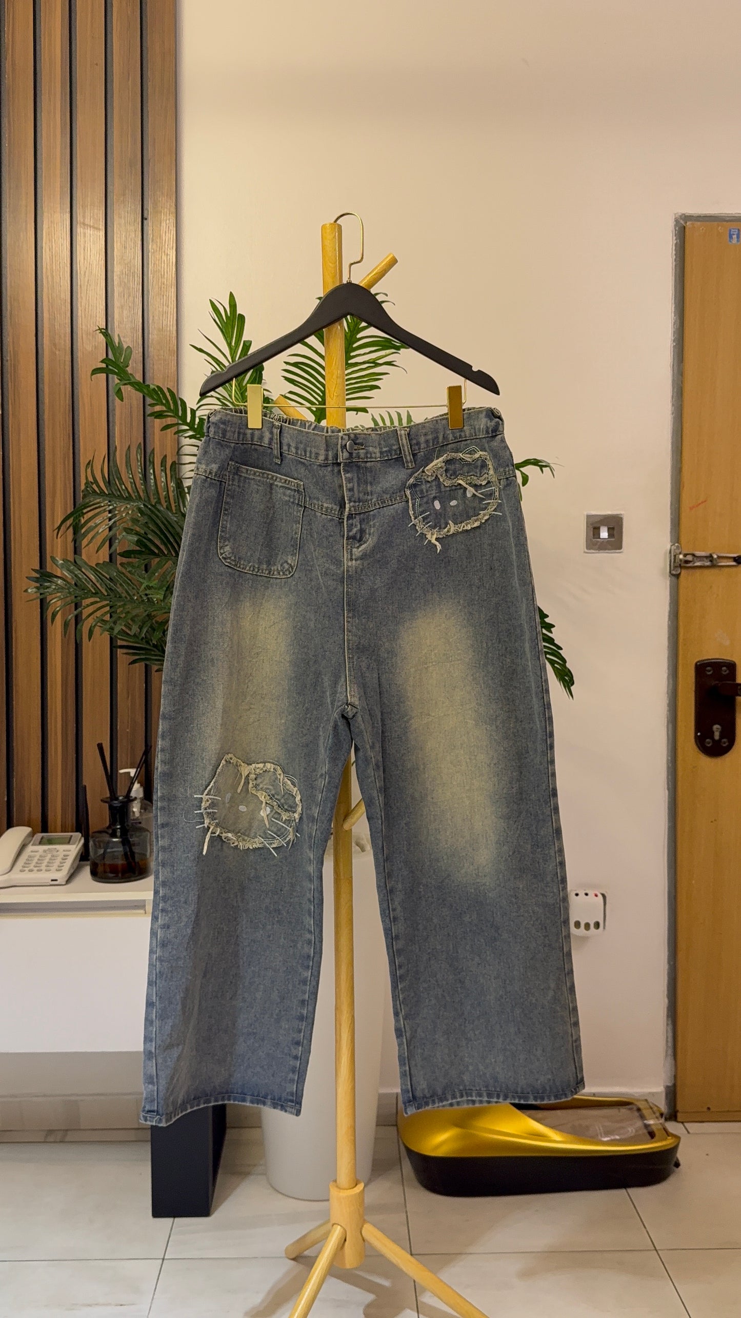 Blue Baggy Jeans