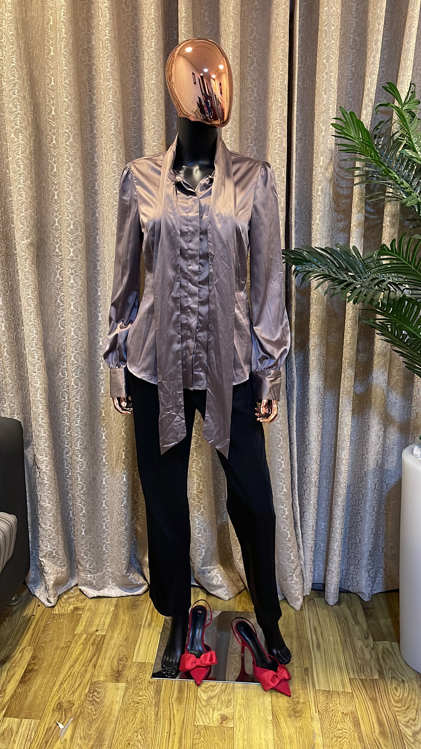 Gray Blouse
