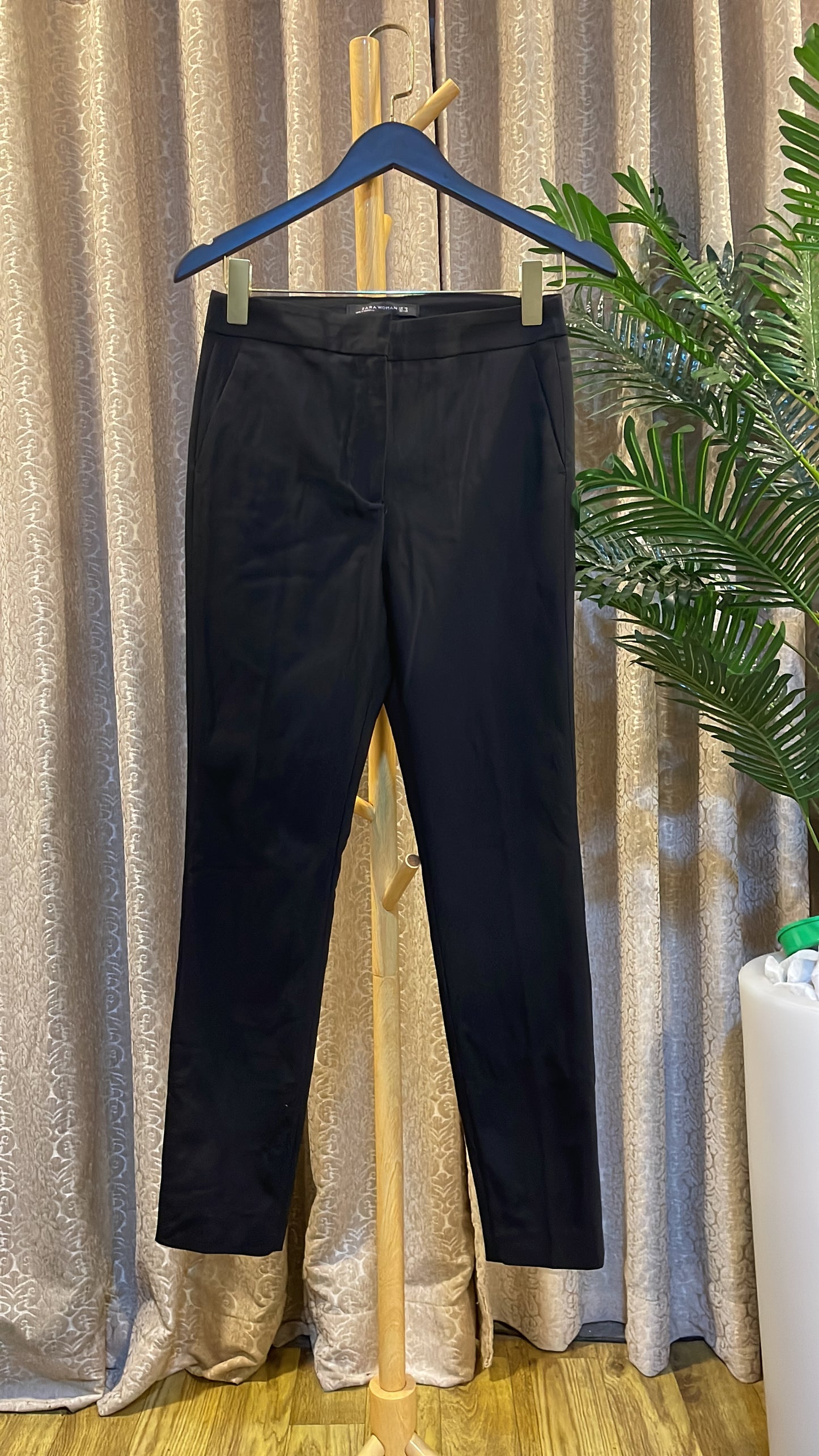 Black Plain Trouser