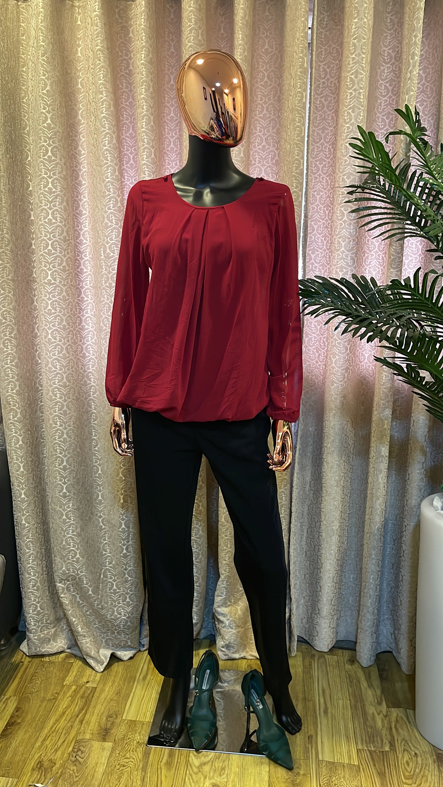 Maroon Blouse