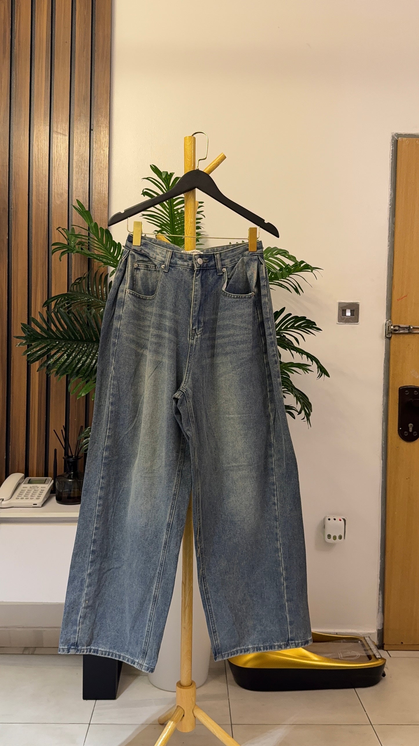 Blue Baggy Jeans
