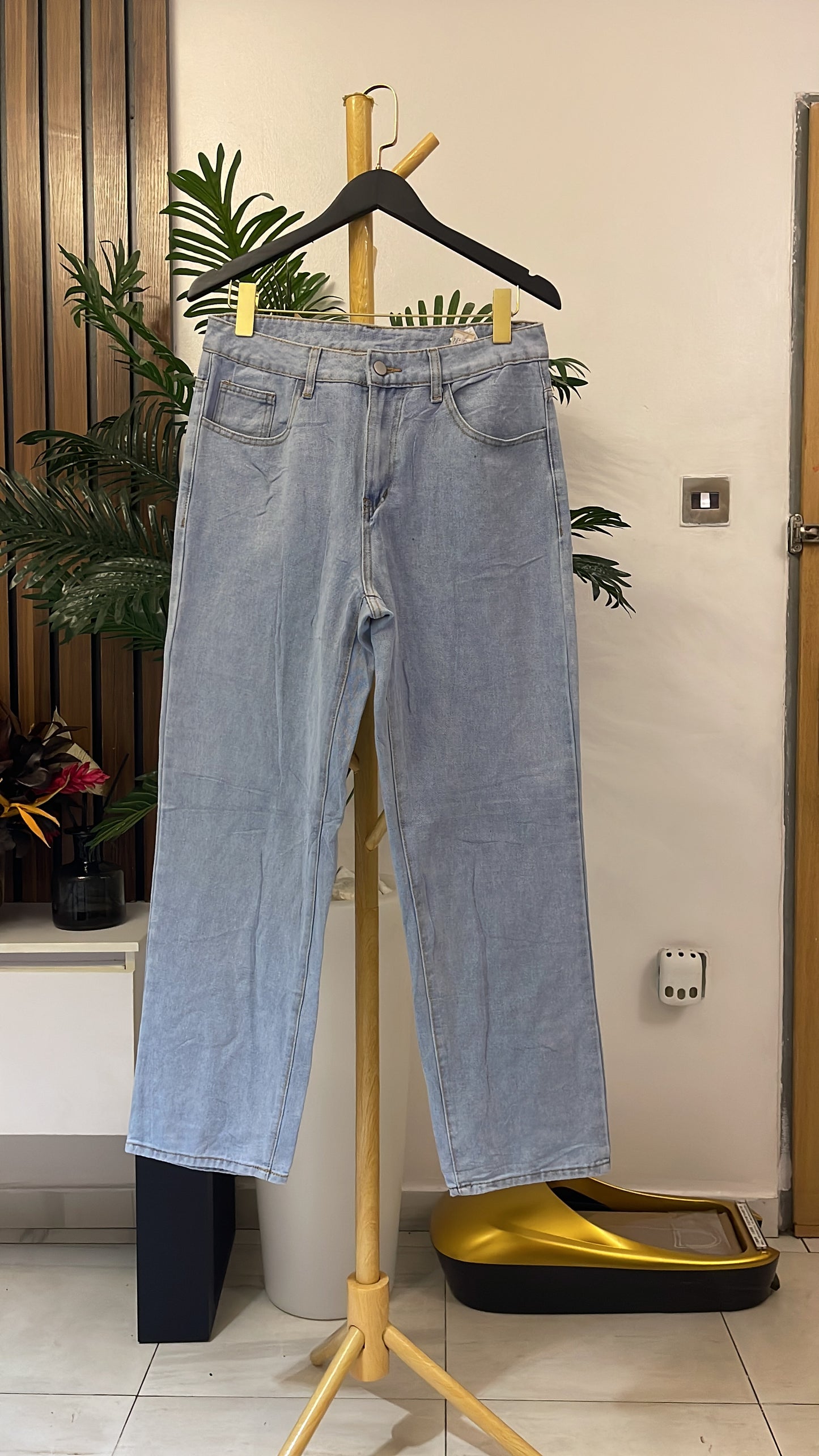 Blue Boyfriend Jeans
