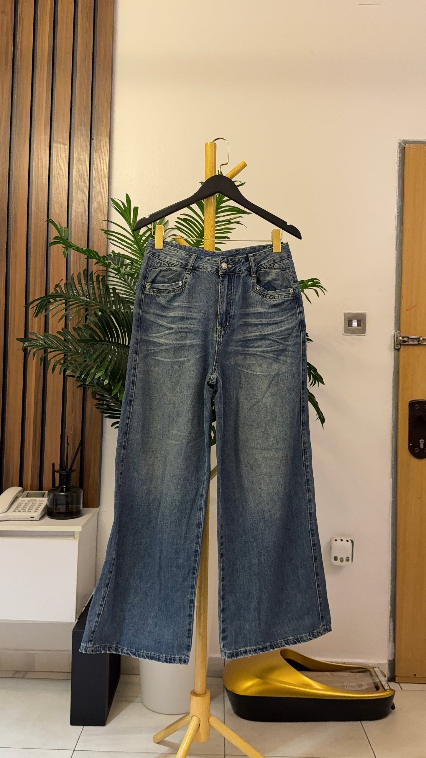 Blue Baggy Jeans