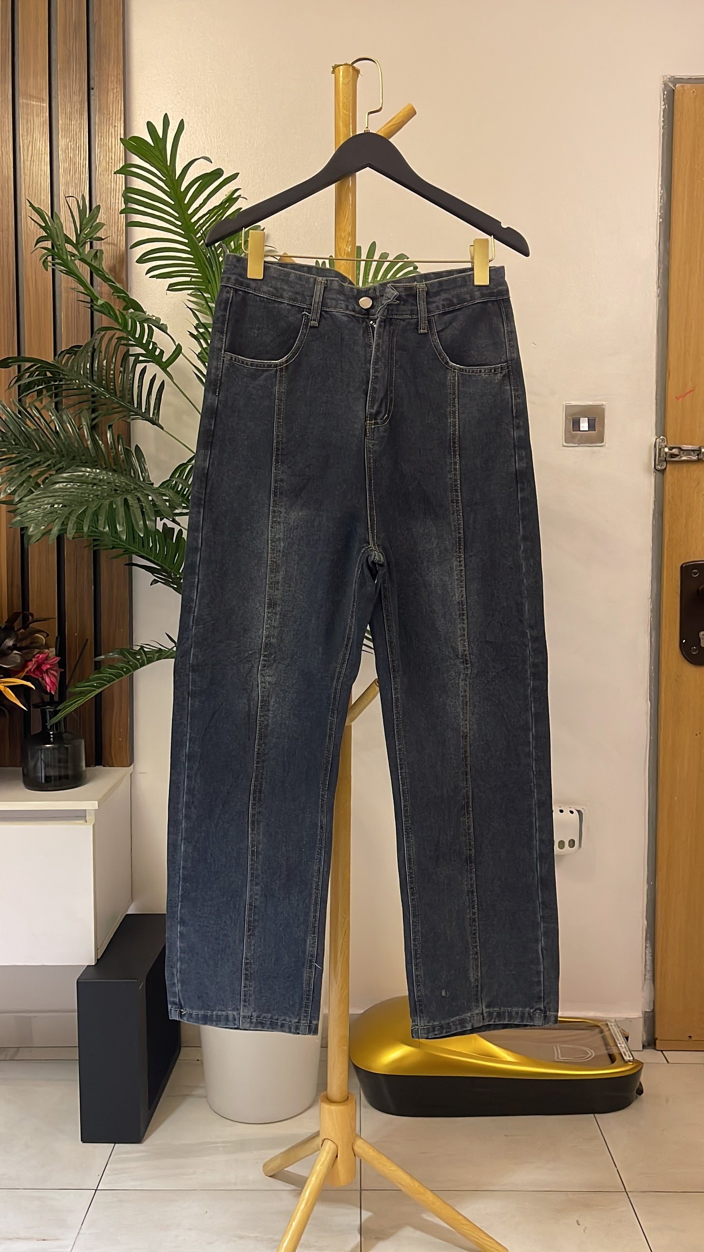 Blue Boyfriend Jeans