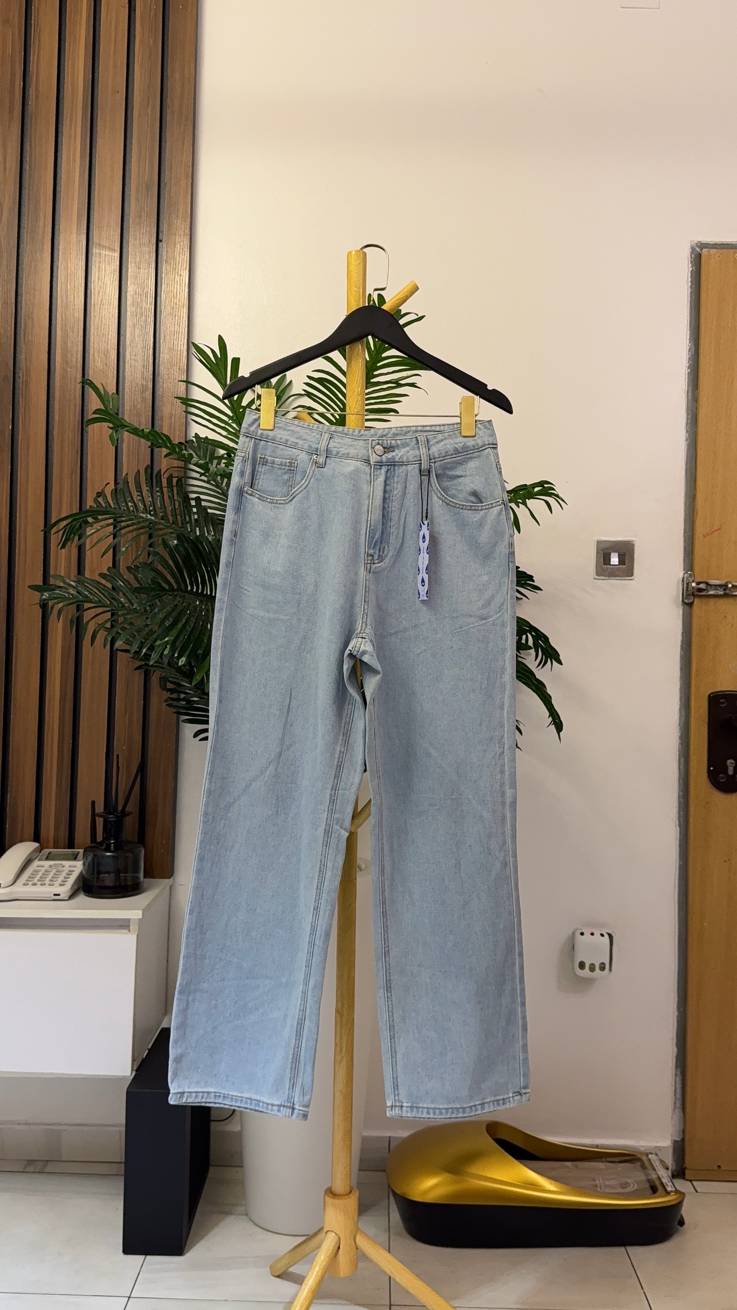 Blue Boyfriend Jeans