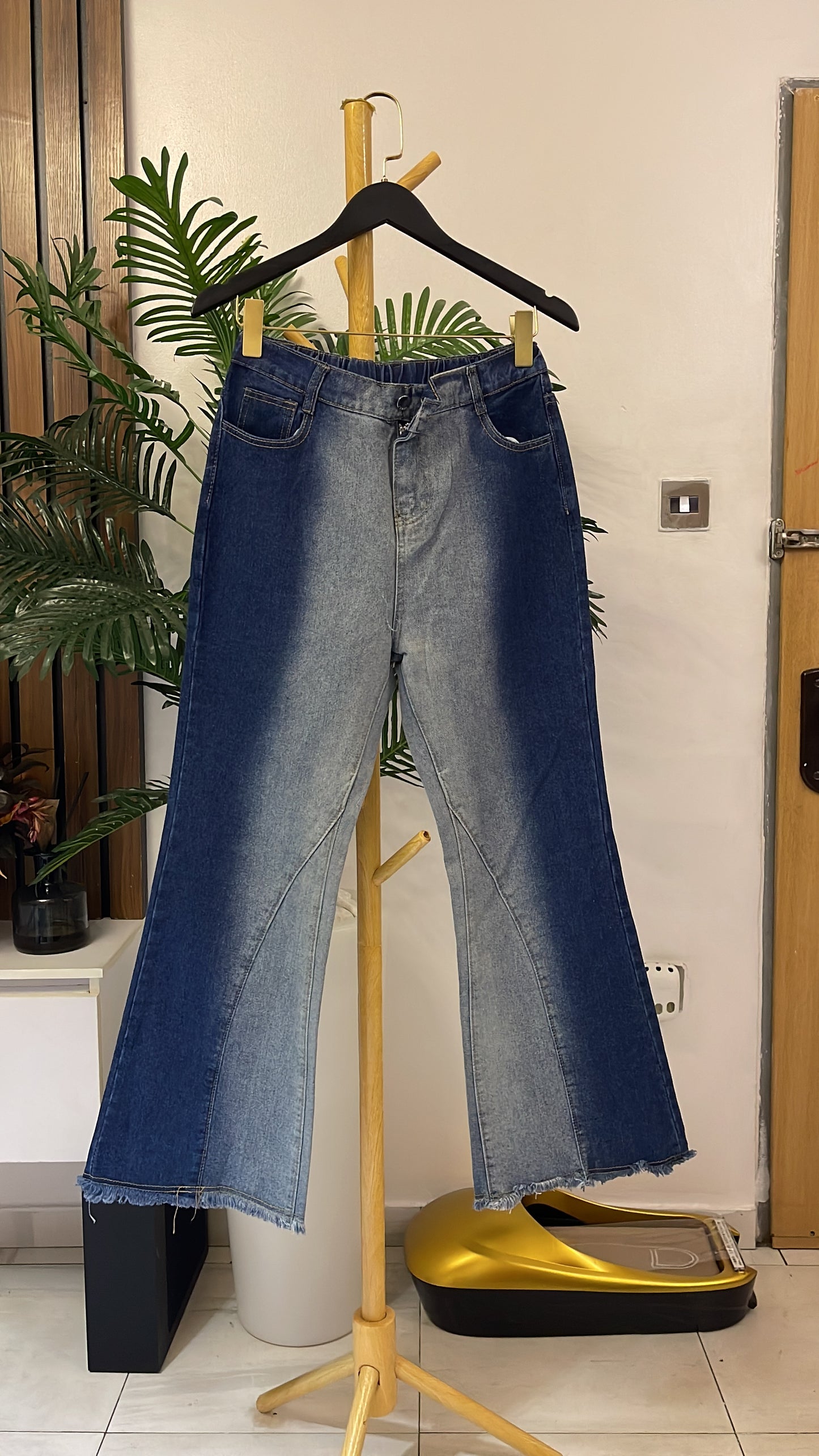 Blue Flare Jeans