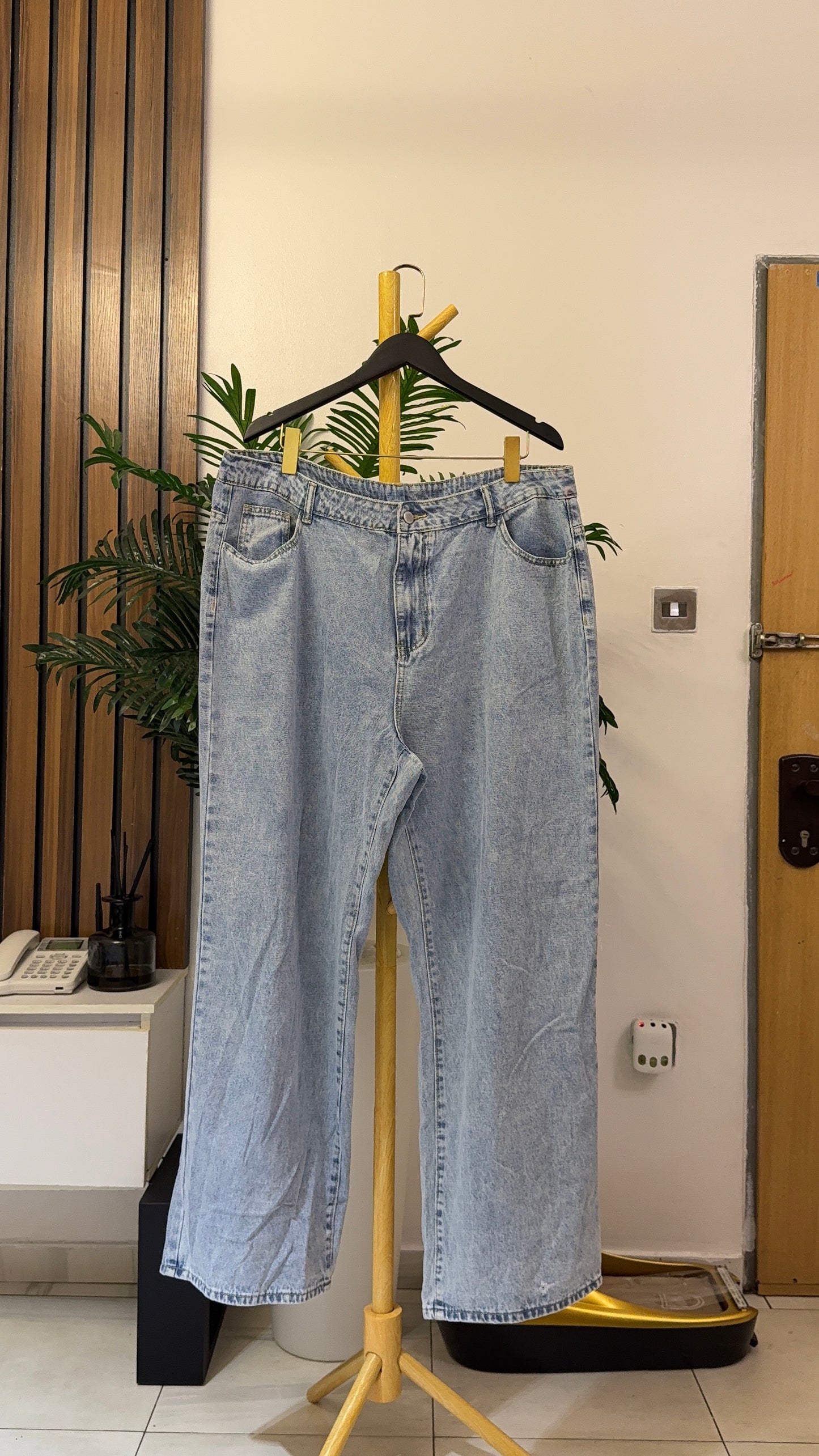 Blue Boyfriend Jeans