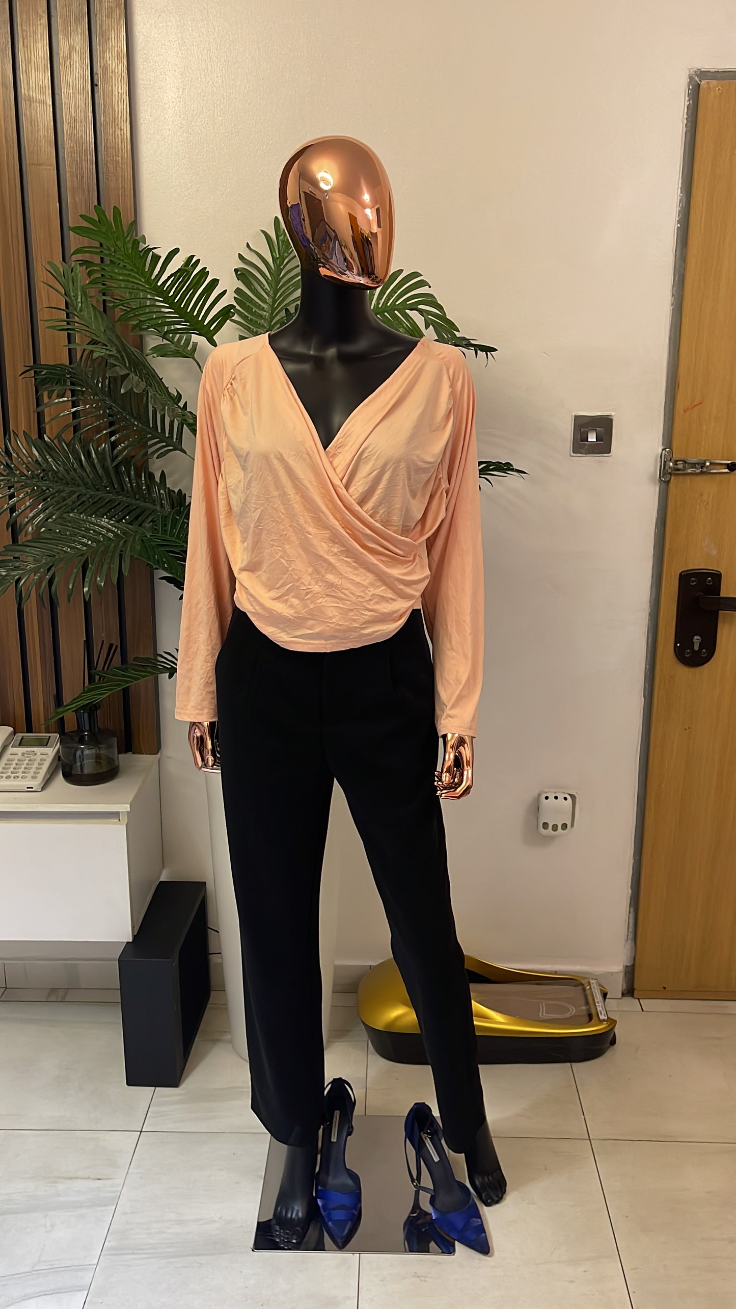 Peach Blouse