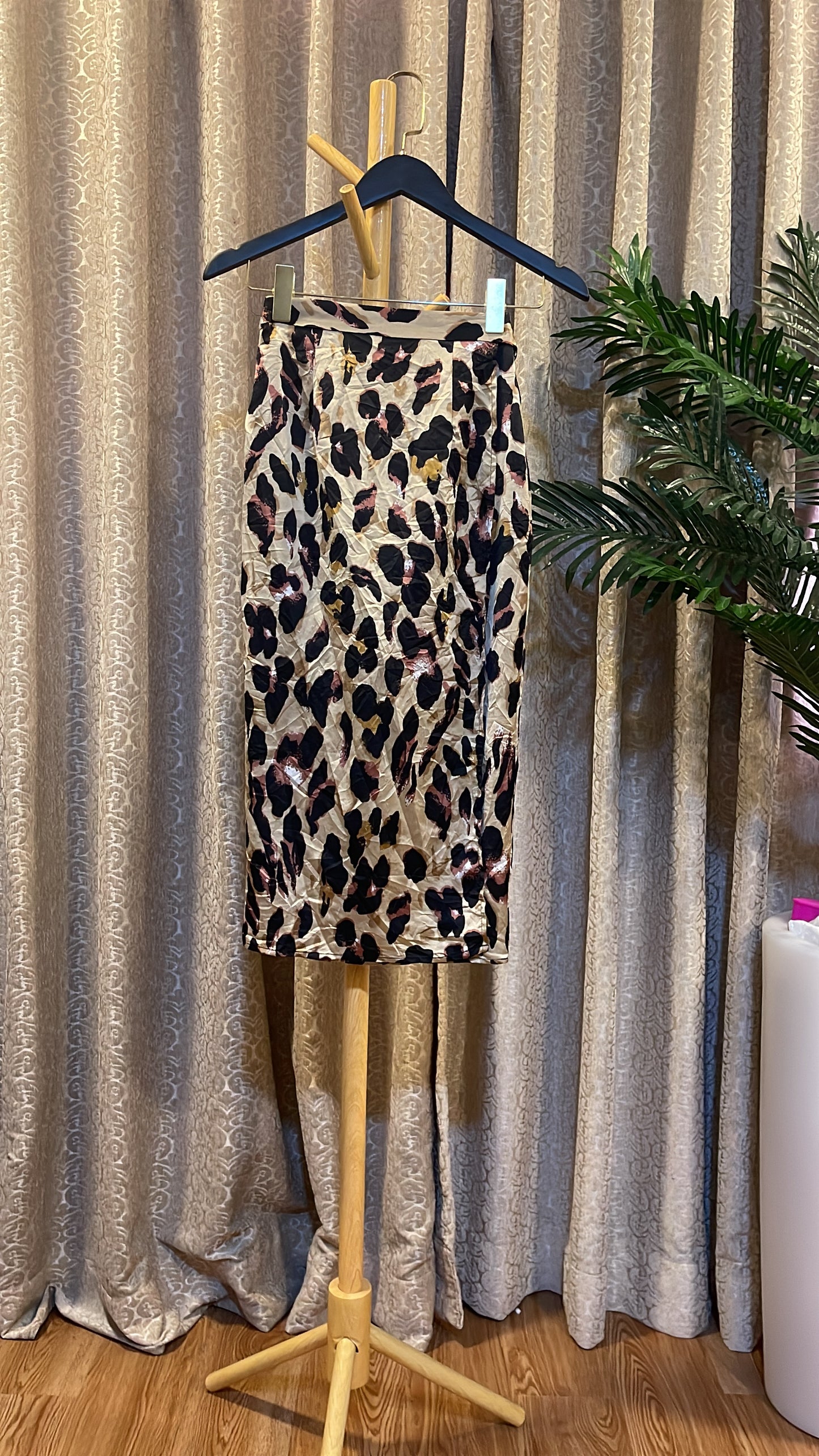 Brown Wrap Skirt