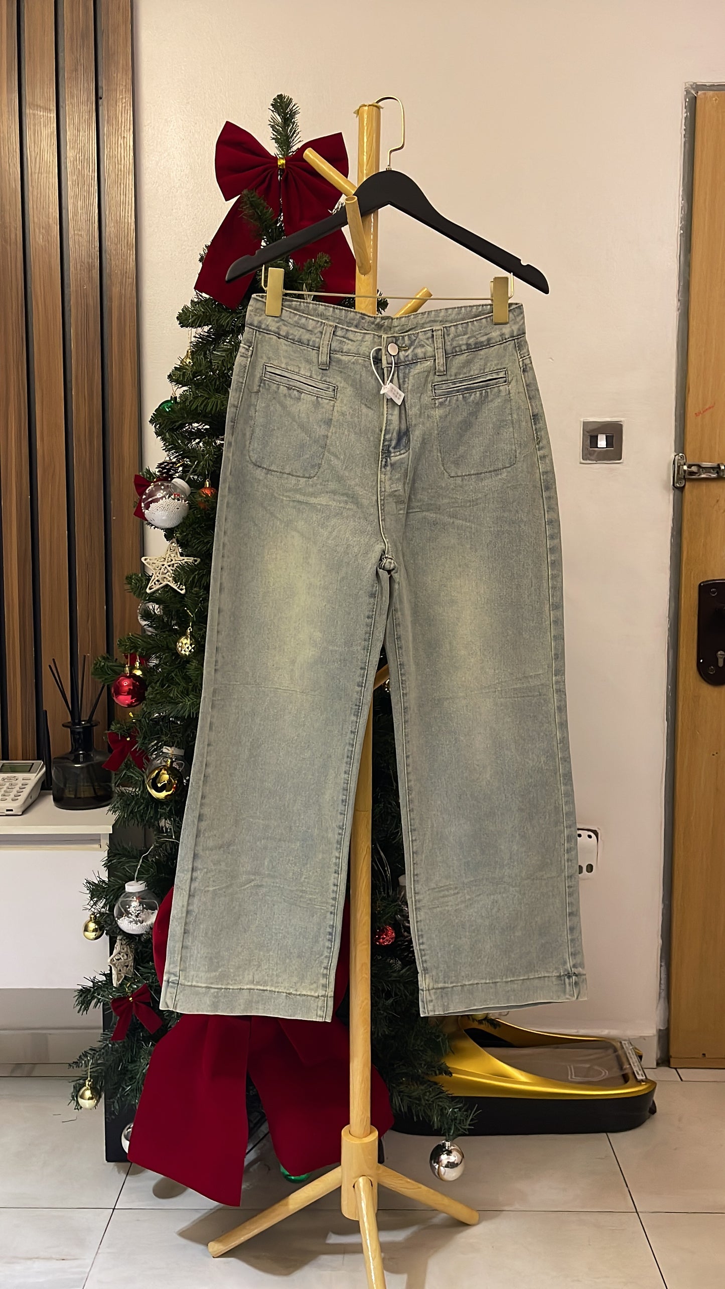 Blue Boyfriend Jeans