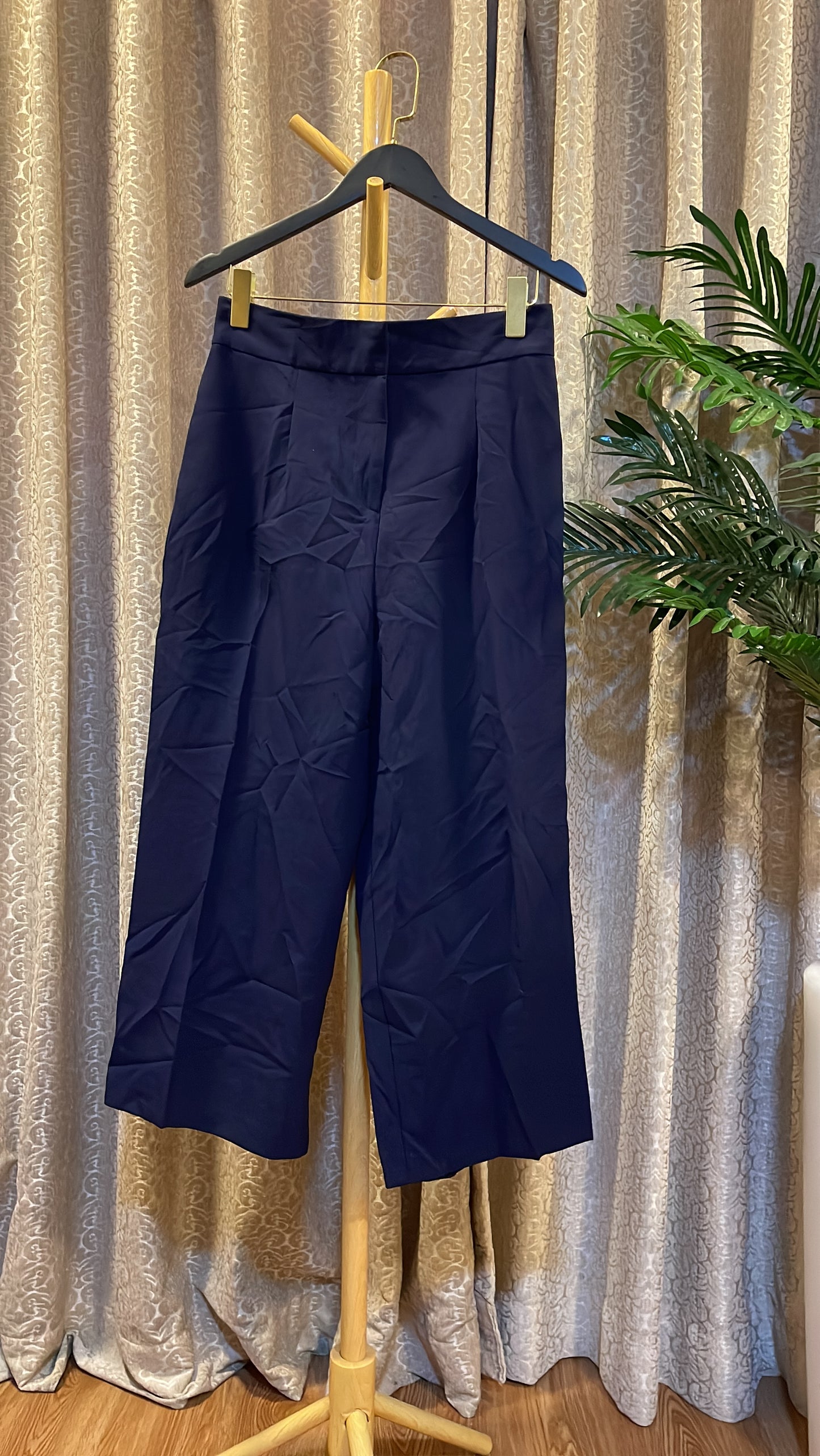Dark Blue Palazzo Trouser