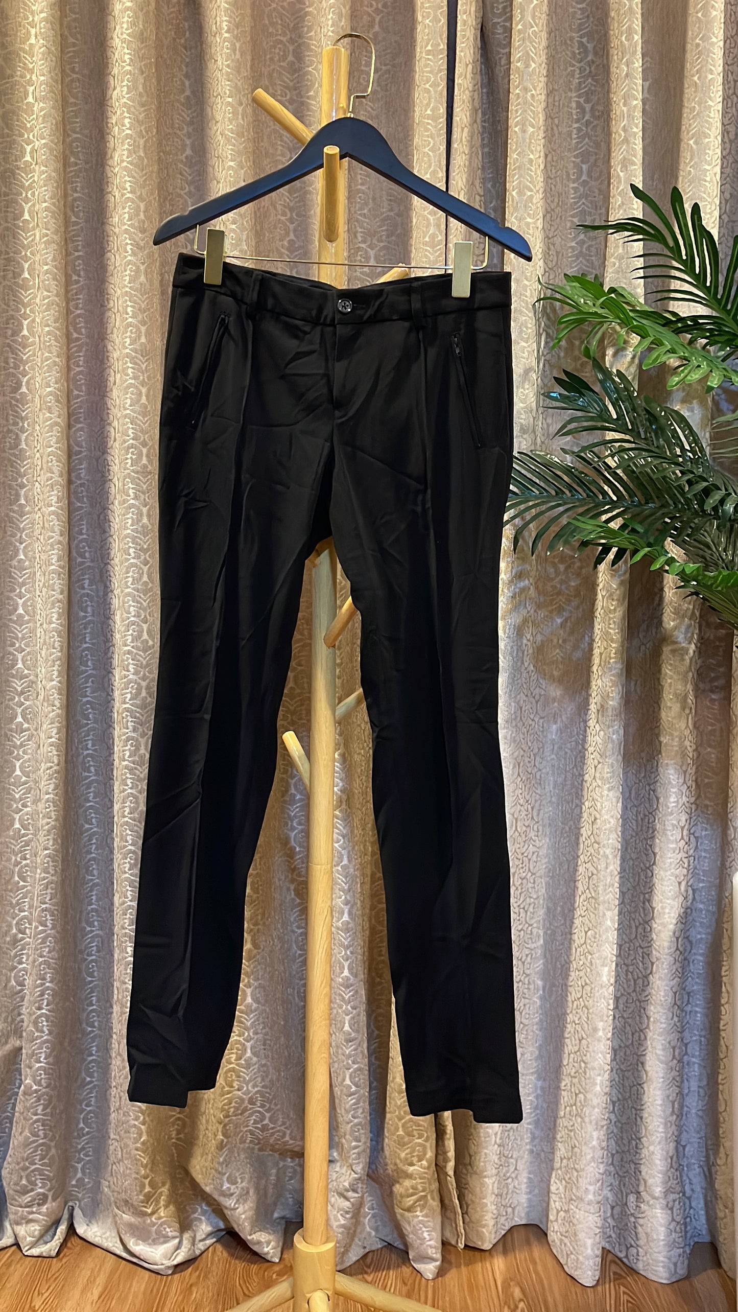 Black Plain Trouser