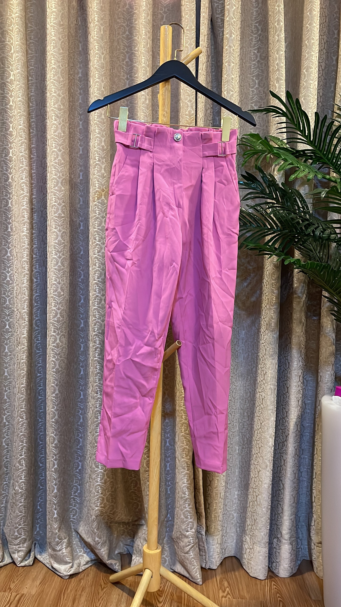 Pink Plain Trouser