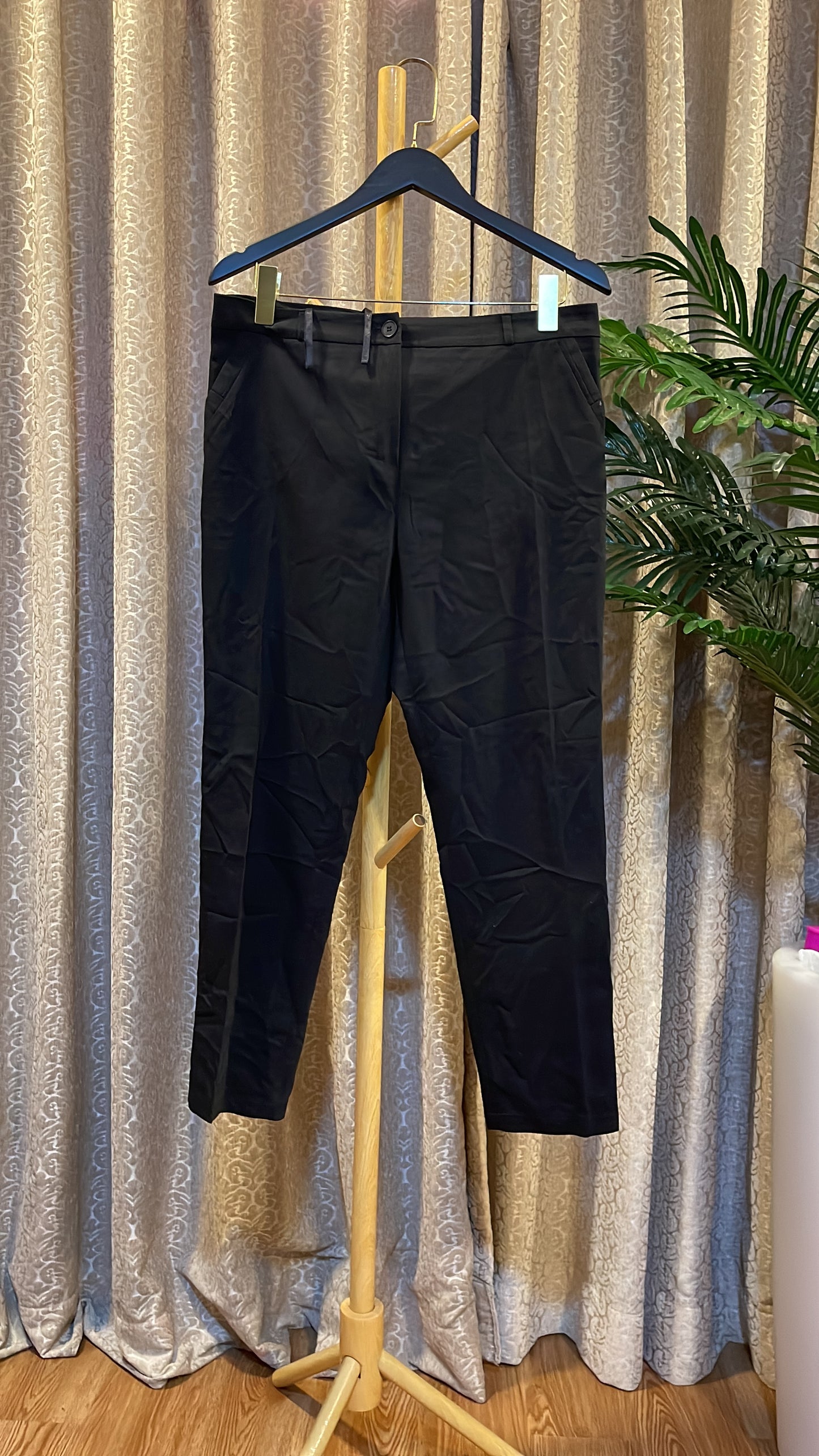 Black Plain Trouser