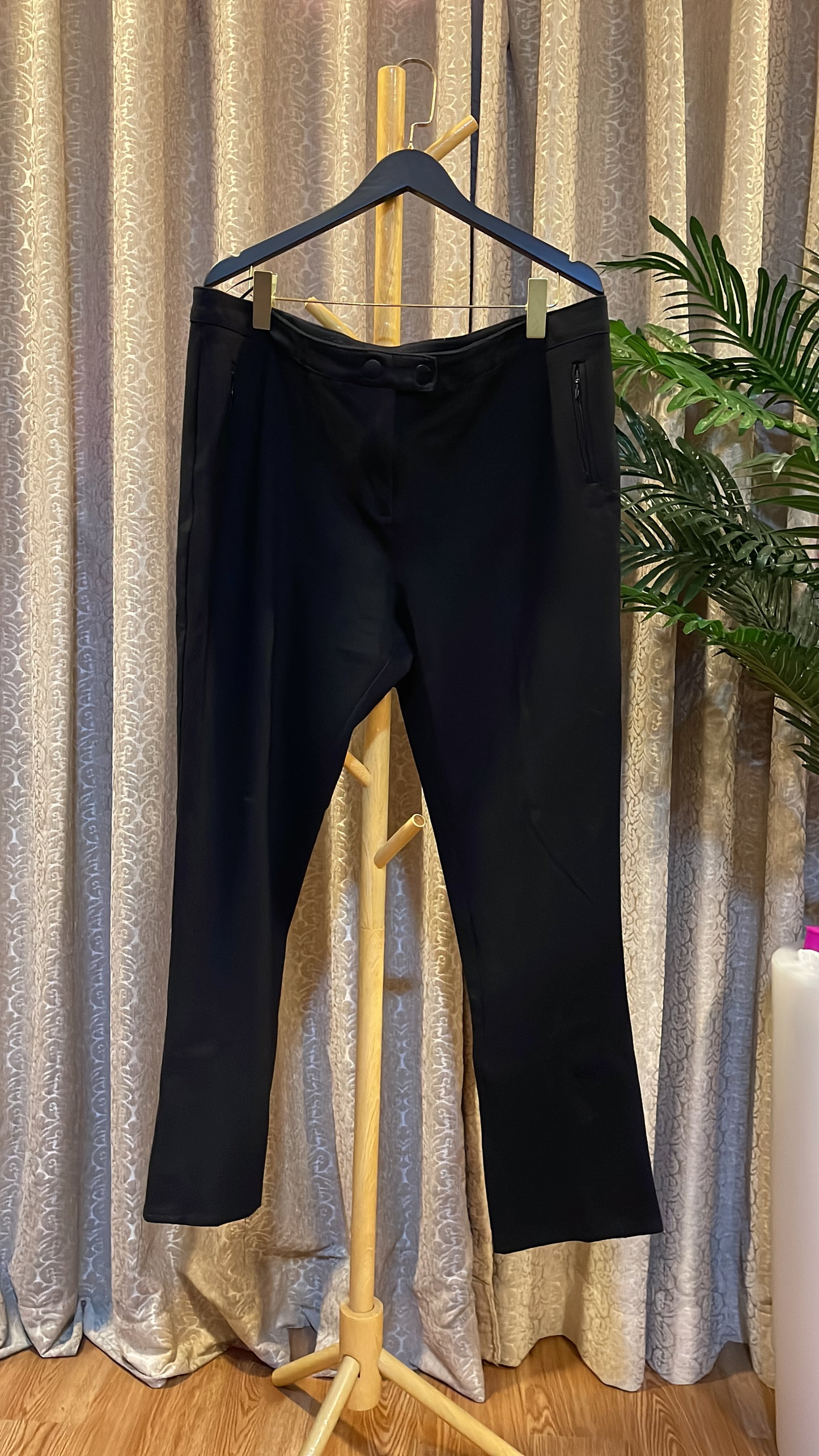 Black Plain Trouser