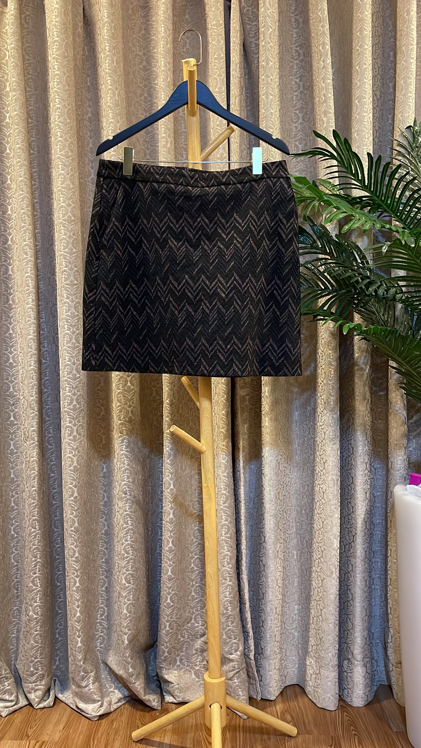 Black Shimmery Skirt