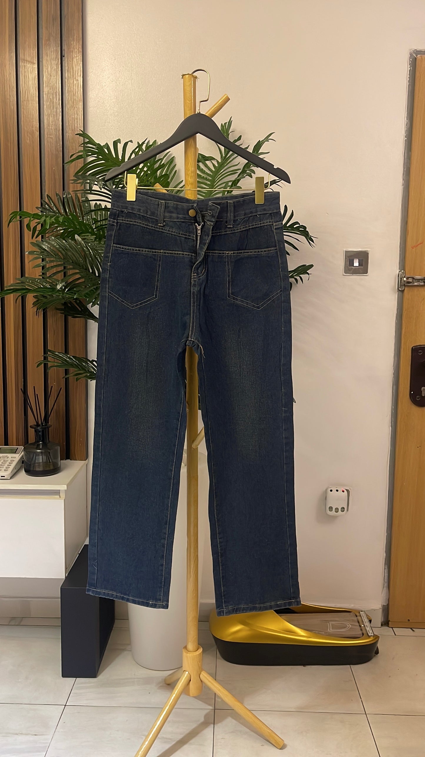 Blue Boyfriend Jeans