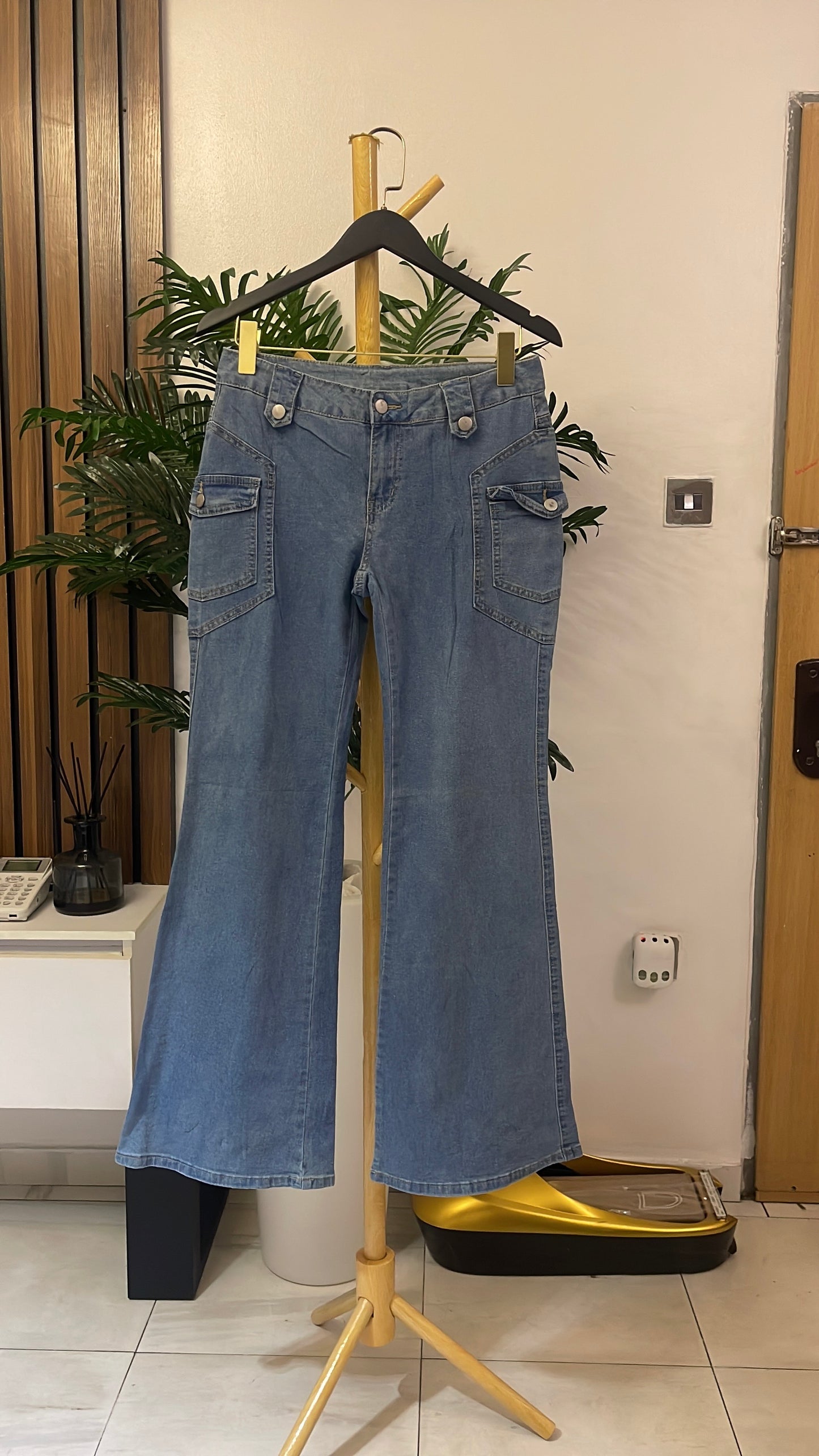Blue Flare Jeans