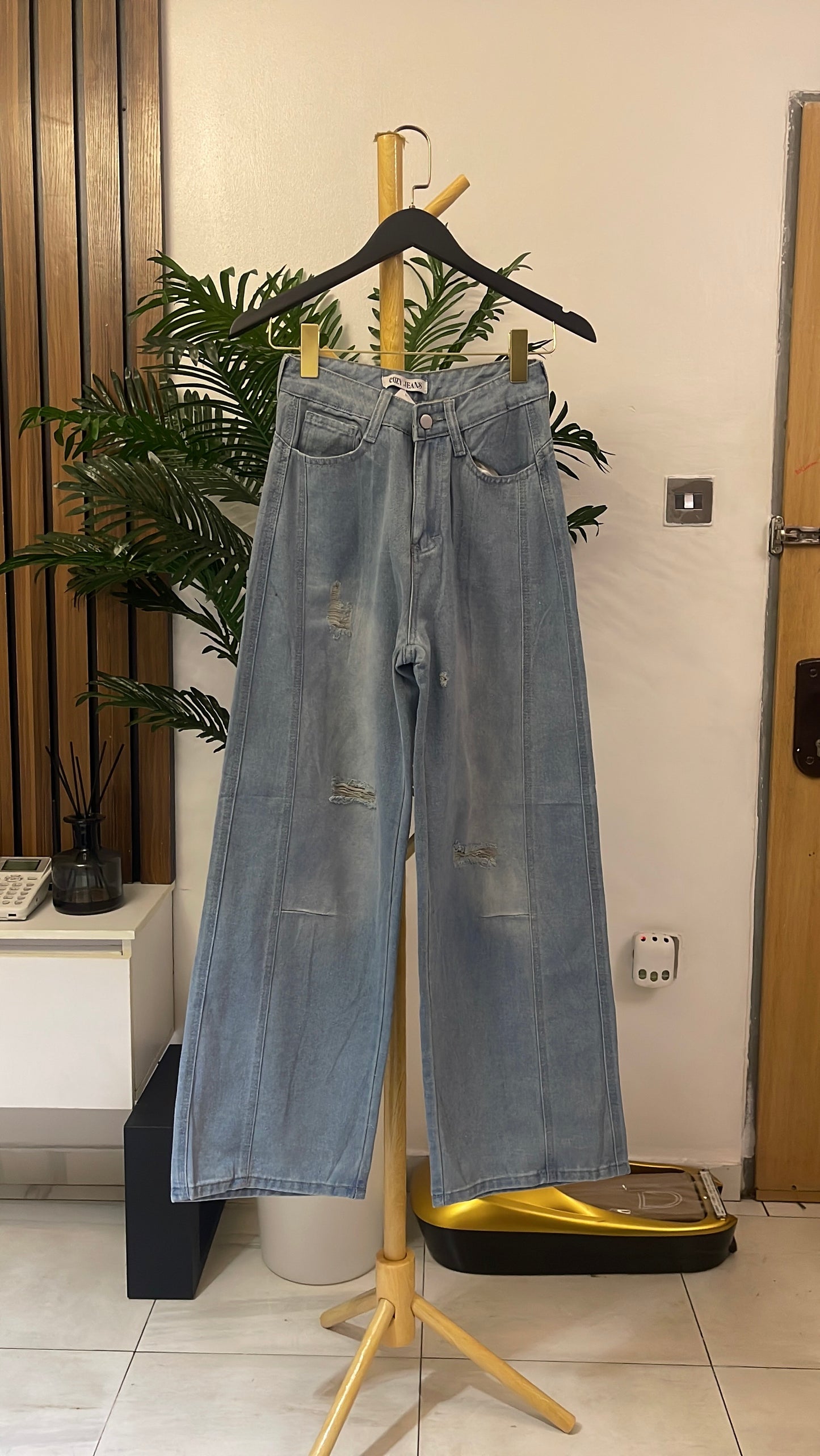 Blue Baggy Jeans