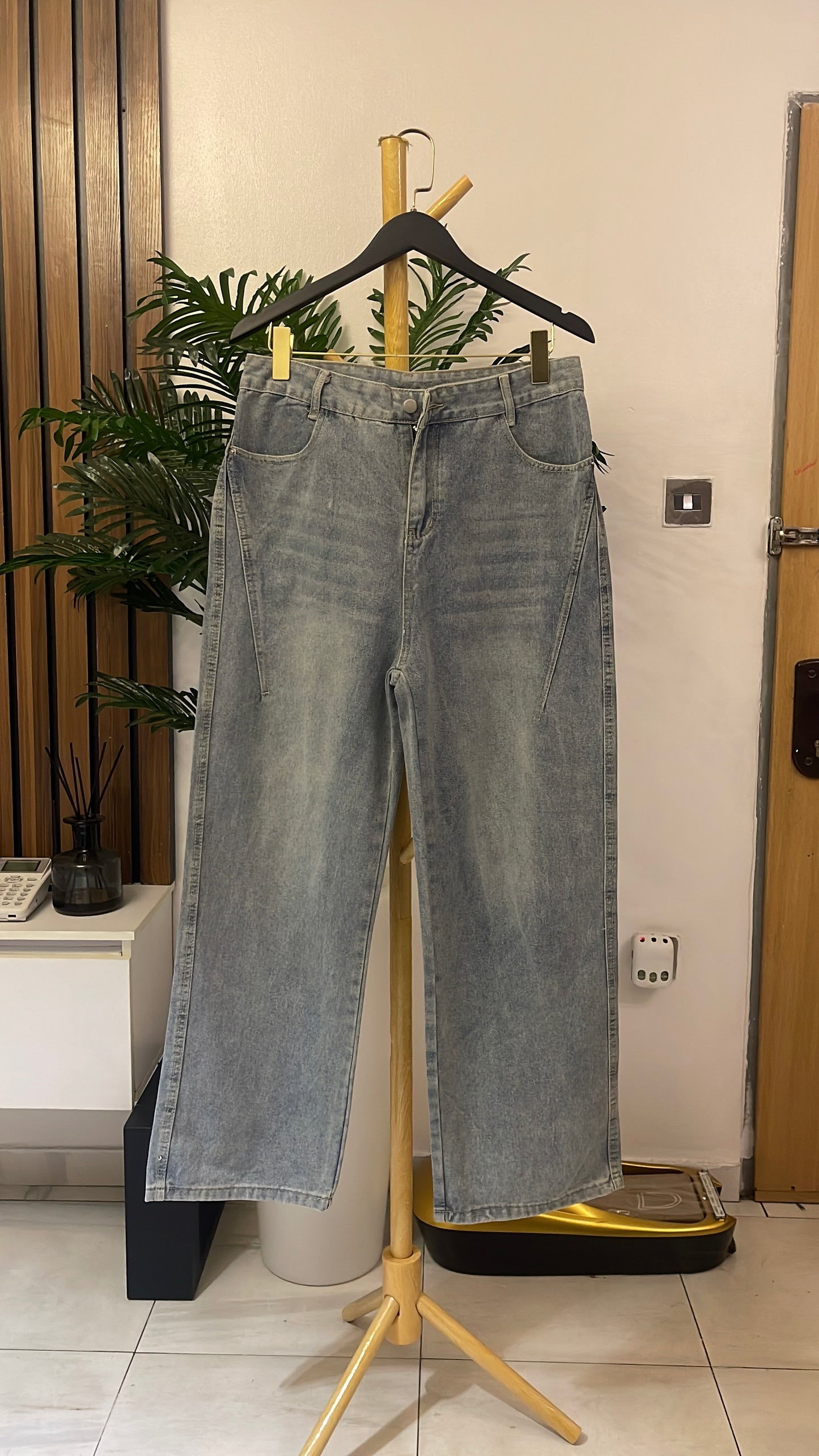 Blue Baggy Jeans
