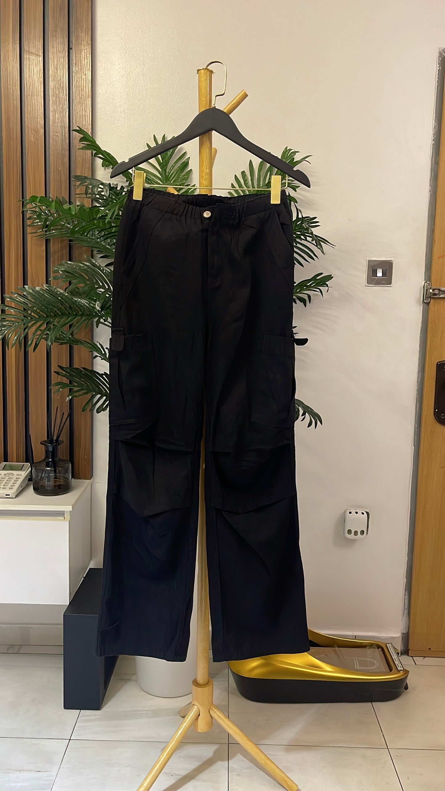 Black Combat Jeans