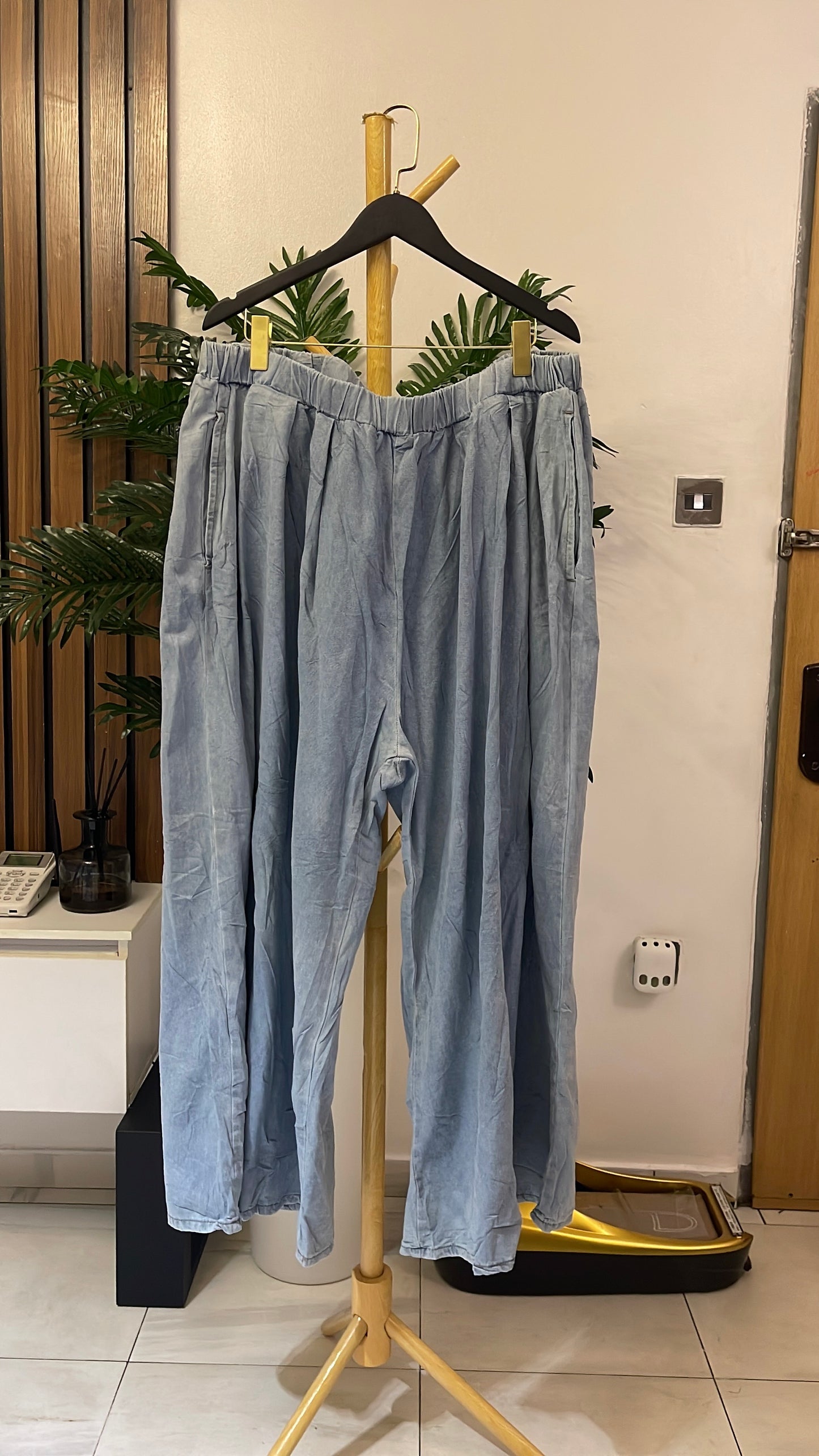 Blue Palazzo Jeans