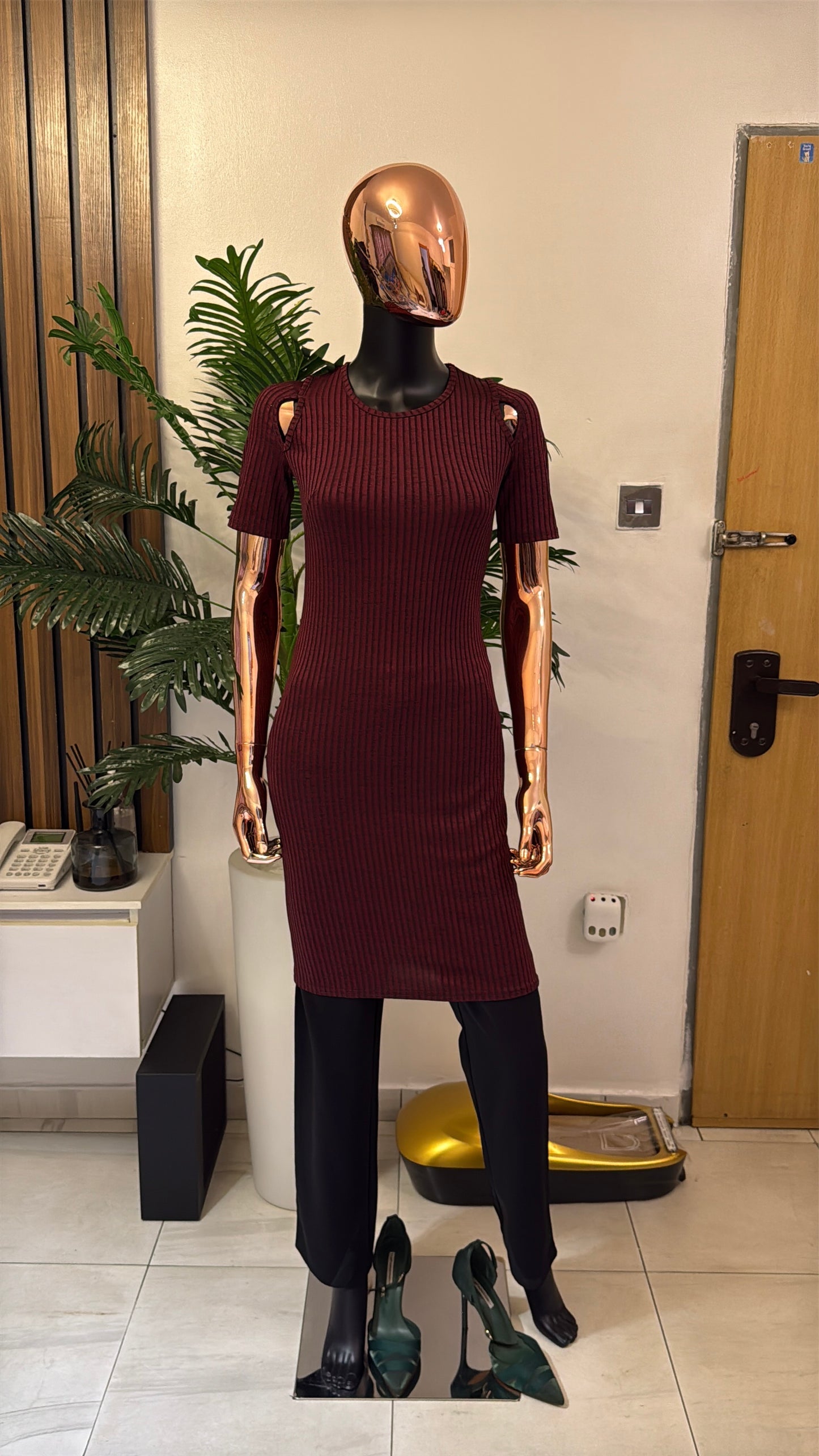 Burgundy Gown