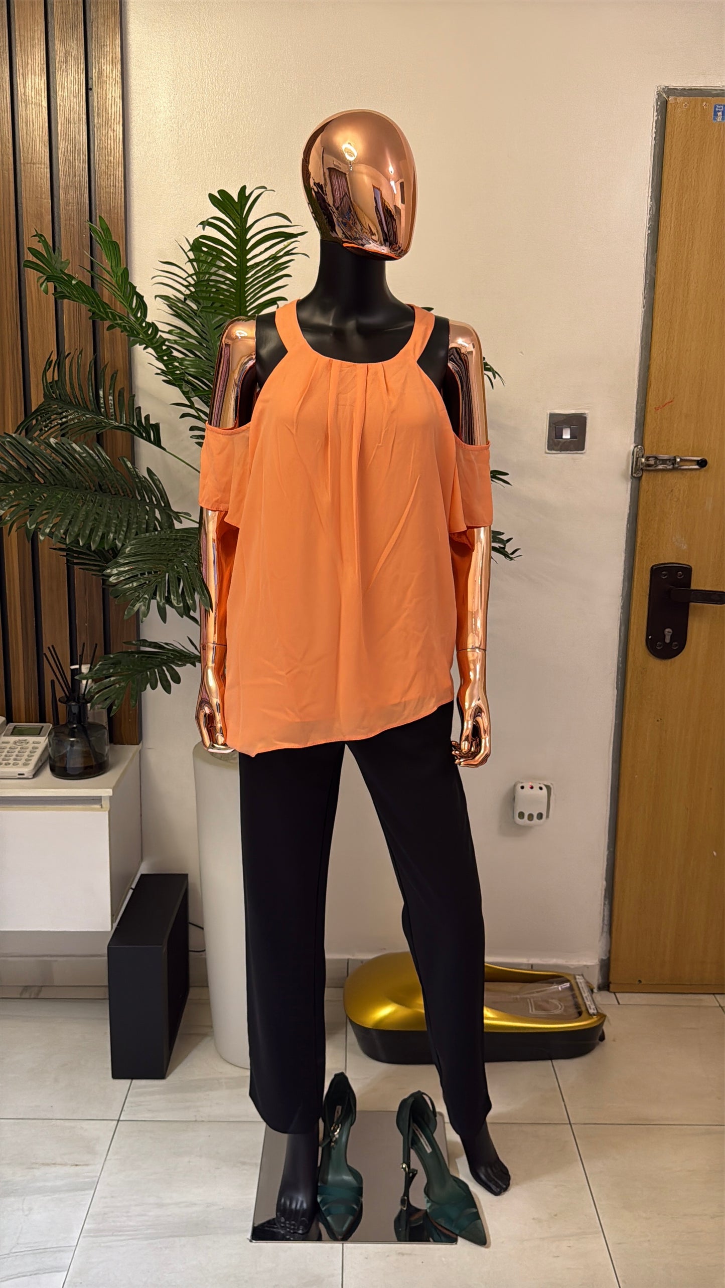Orange Blouse