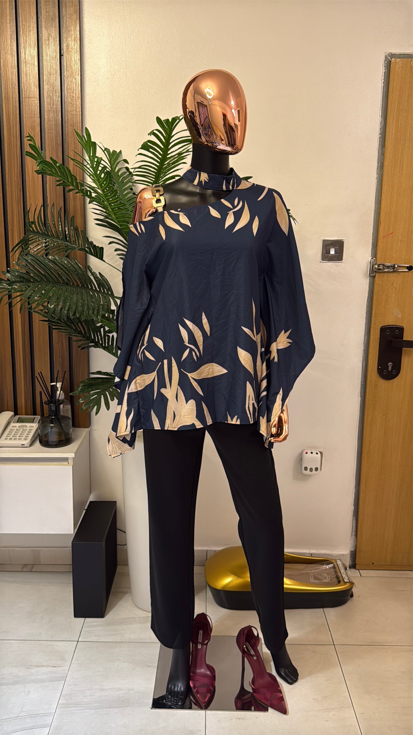 Dark Blue Blouse