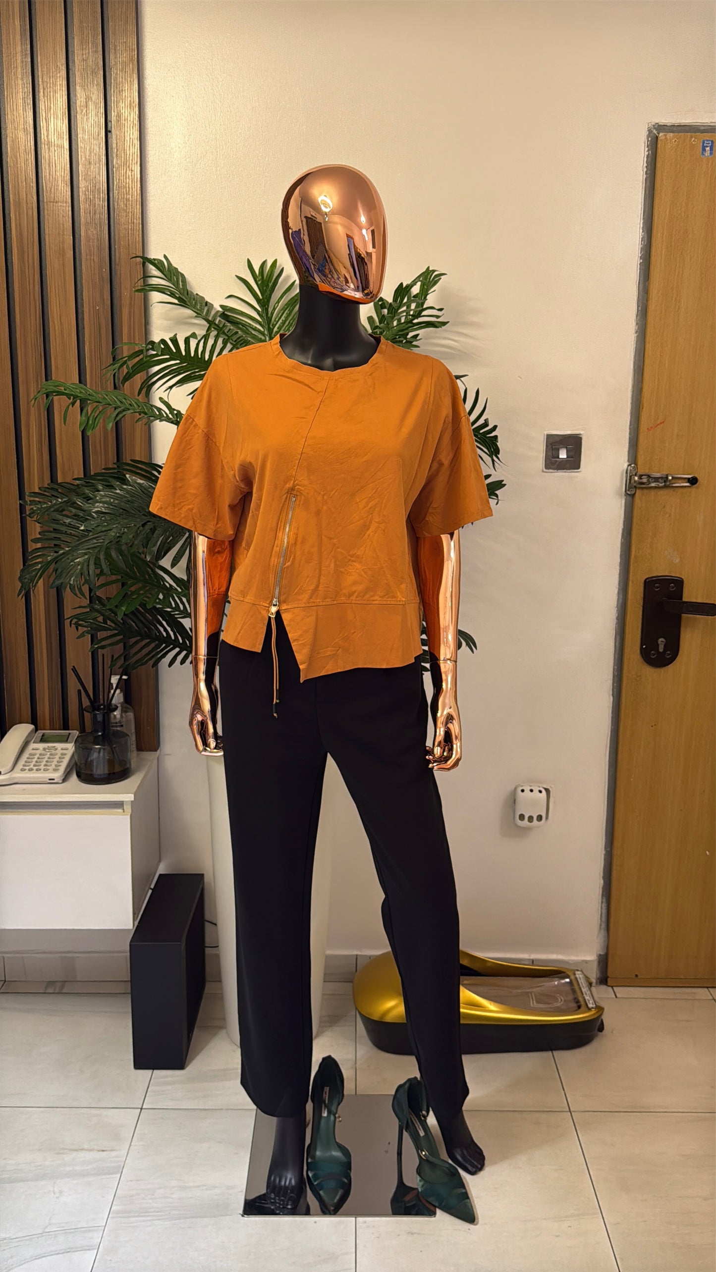 Brown Blouse